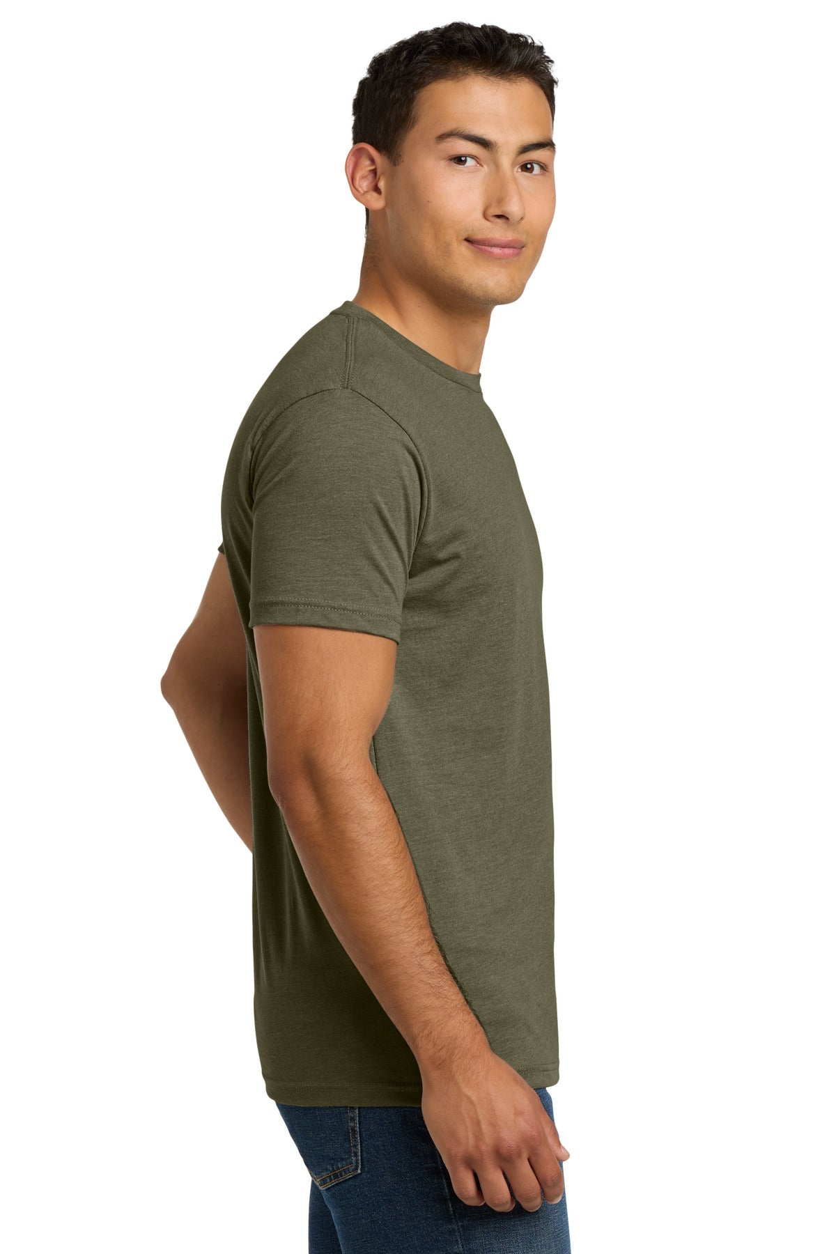 MilGreen Next Level Apparel Adult CVC Tee. NL6210