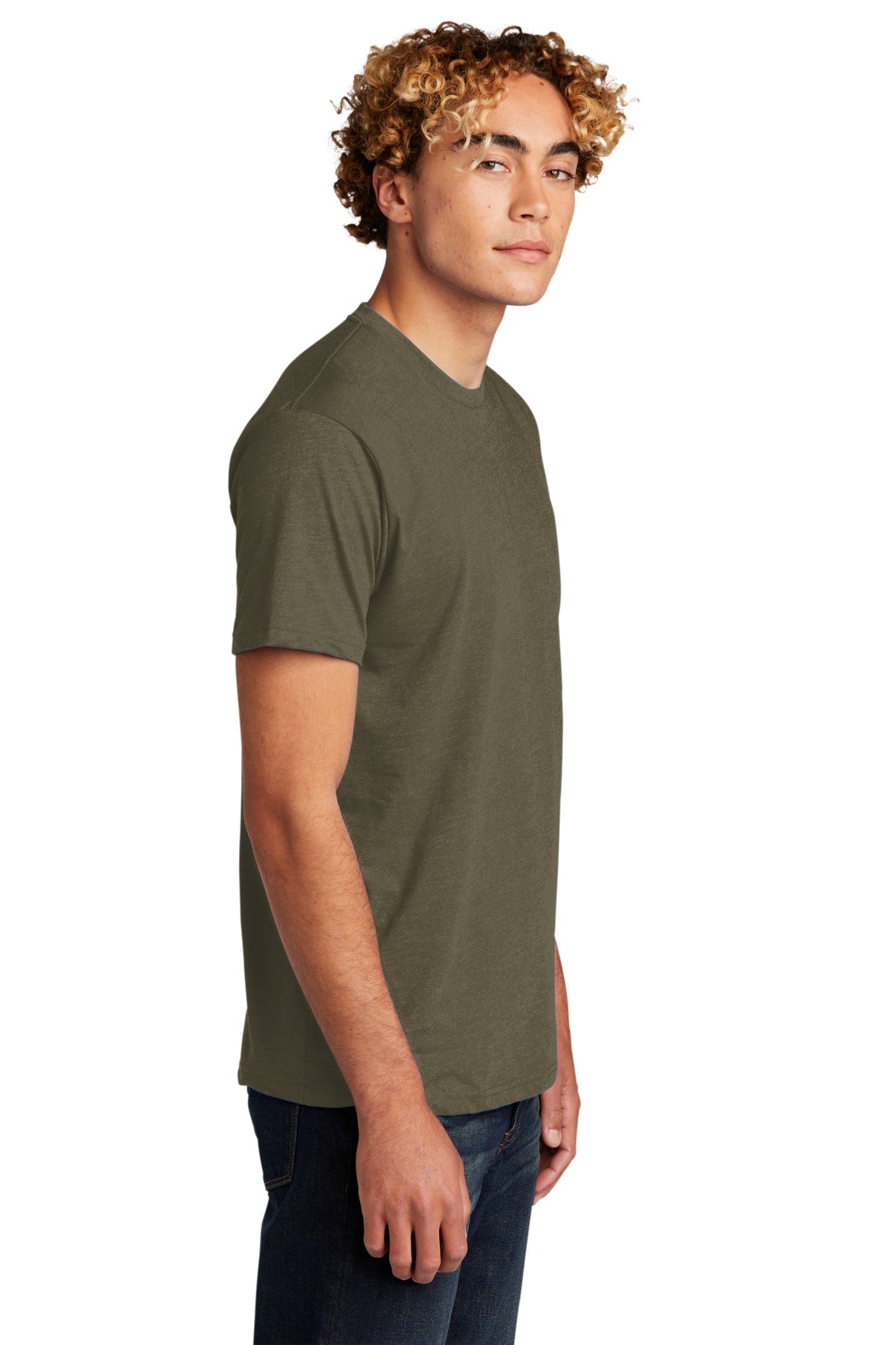 MilGreen Next Level Apparel Adult CVC Tee. NL6210