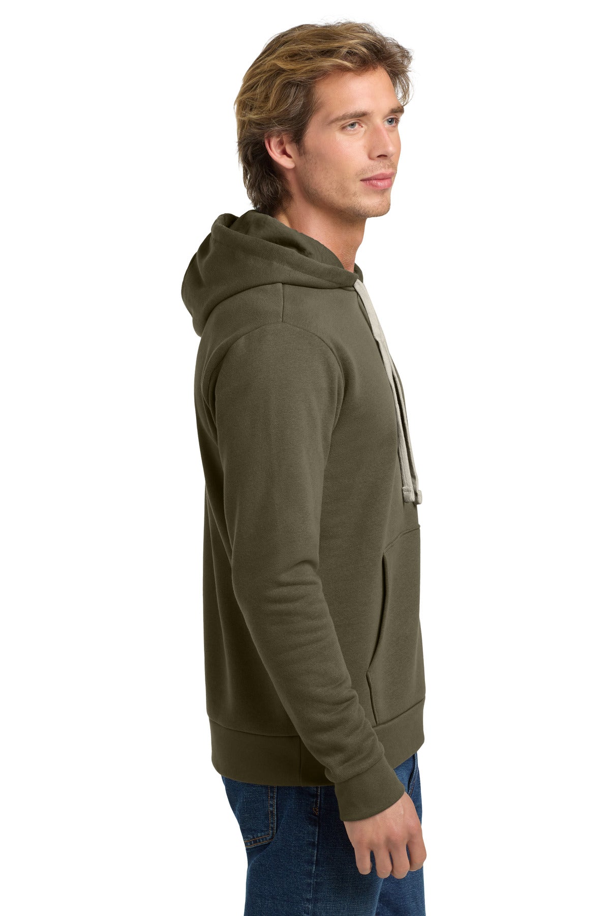 MilGreen Next Level Apparel Adult Santa Barbara Pullover Hoodie. NL9303