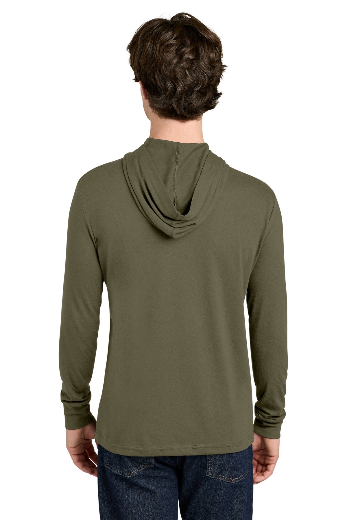 MilGreen Next Level Apparel CVC Long Sleeve Hoodie NL6221