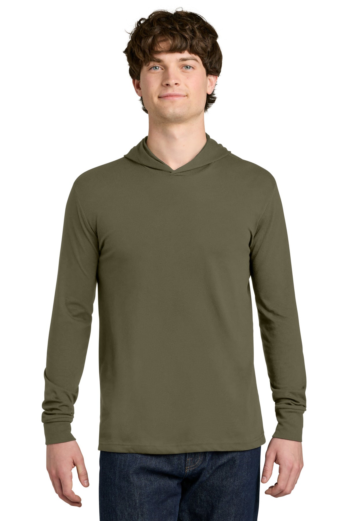 MilGreen Next Level Apparel CVC Long Sleeve Hoodie NL6221