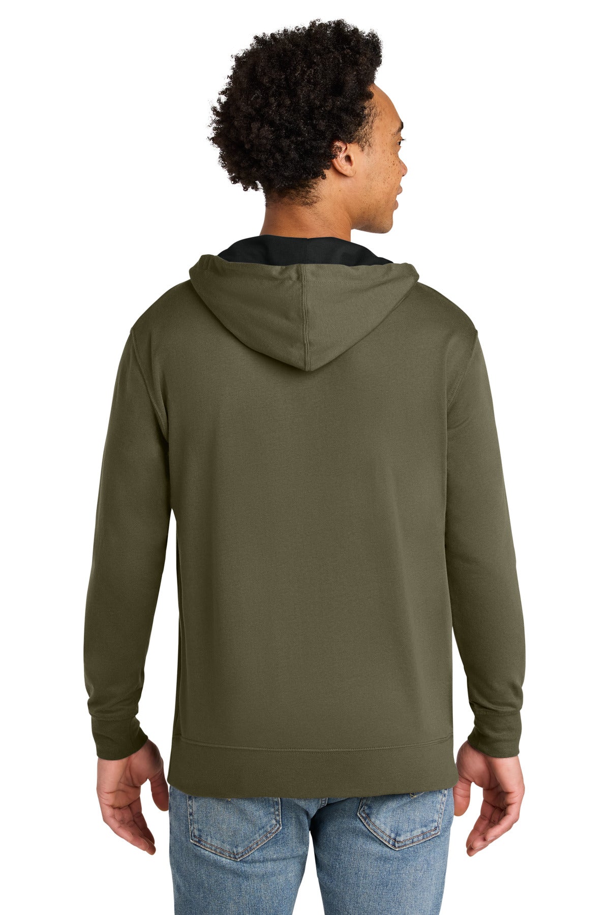 MilGrn/Blk Next Level Apparel Laguna Hoodie NL9301