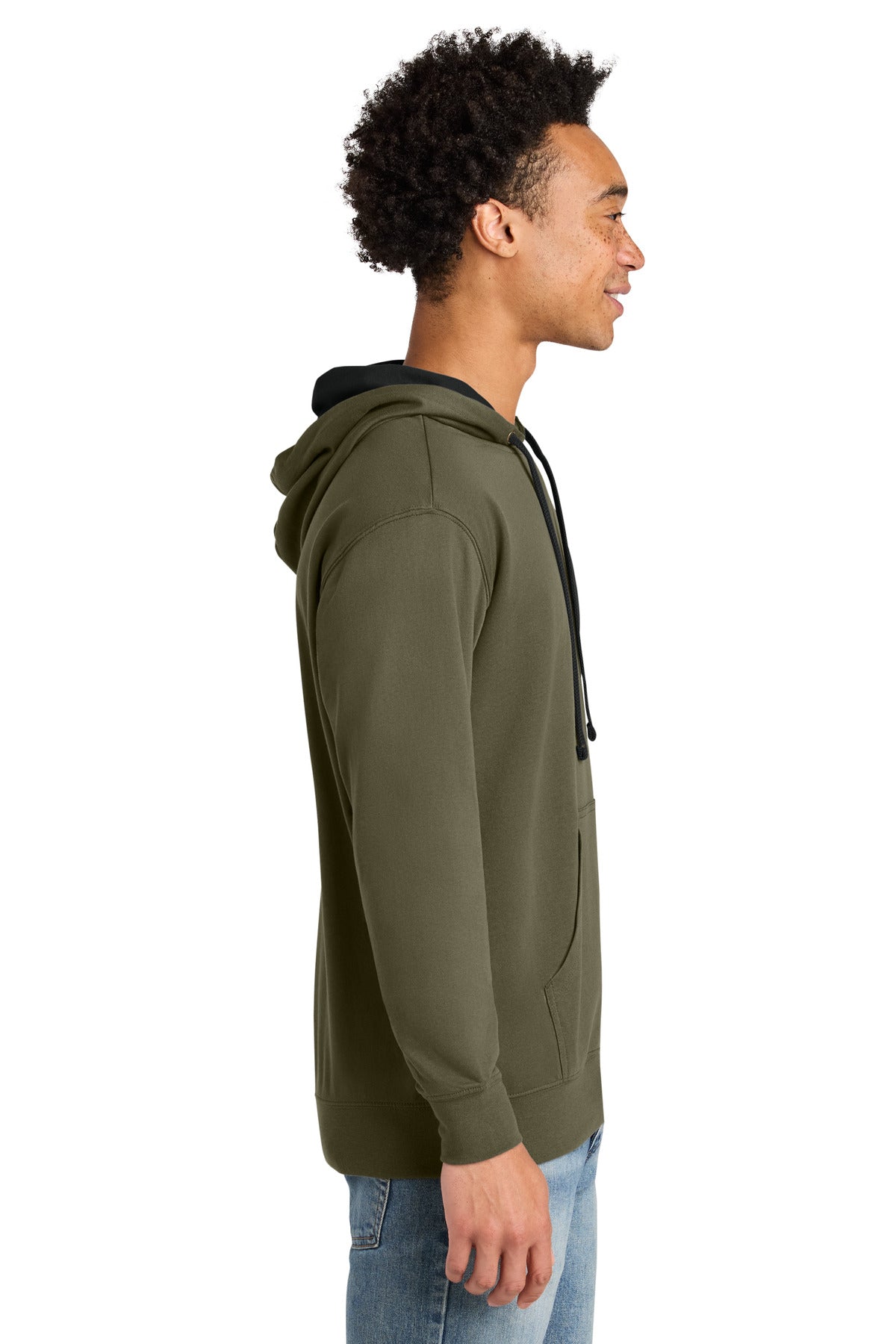 MilGrn/Blk Next Level Apparel Laguna Hoodie NL9301