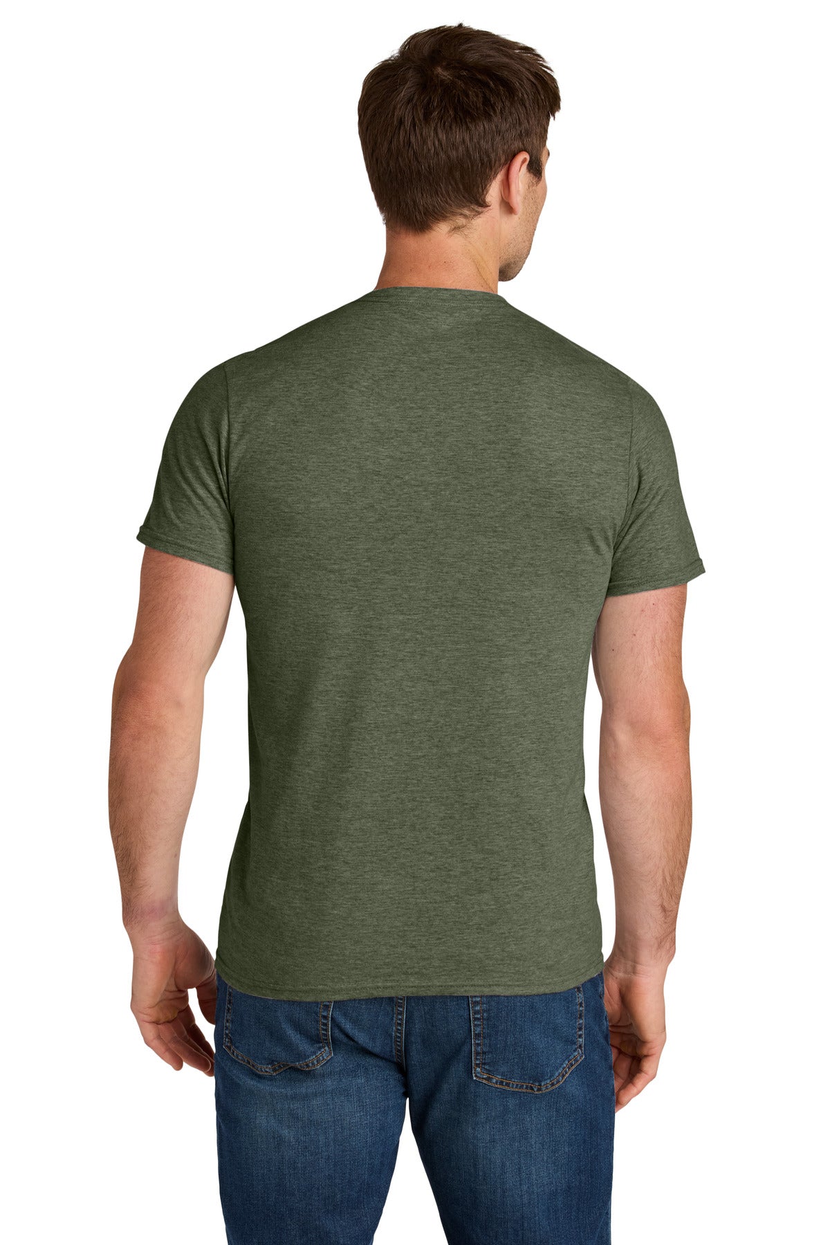 MilGrnHtr Jerzees Ultimate Unisex Ring Spun T-Shirt IC46M