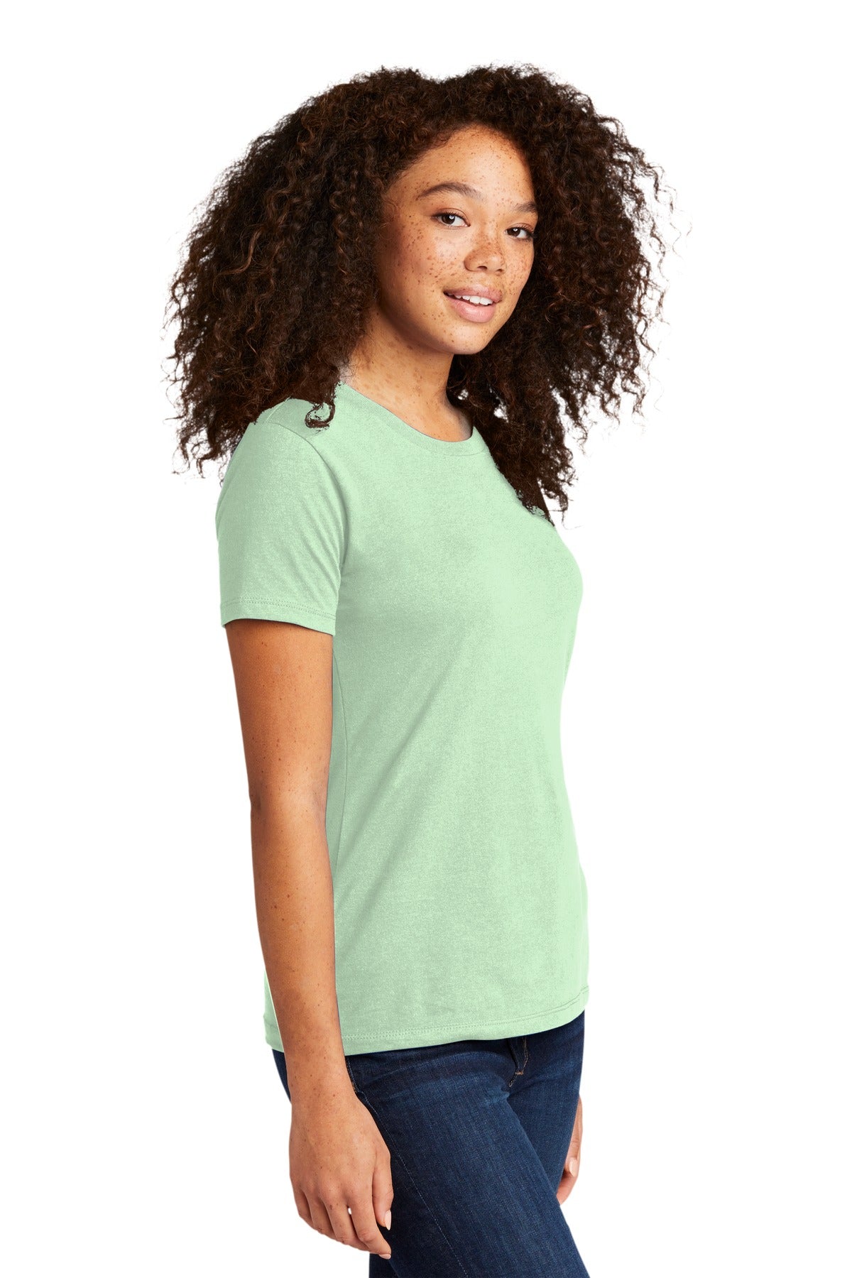 Mint Next Level Apparel Women's Cotton Tee. NL3900