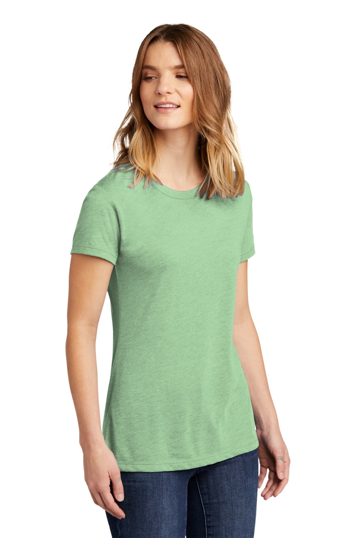 Mint Next Level Apparel Women's CVC Tee. NL6610