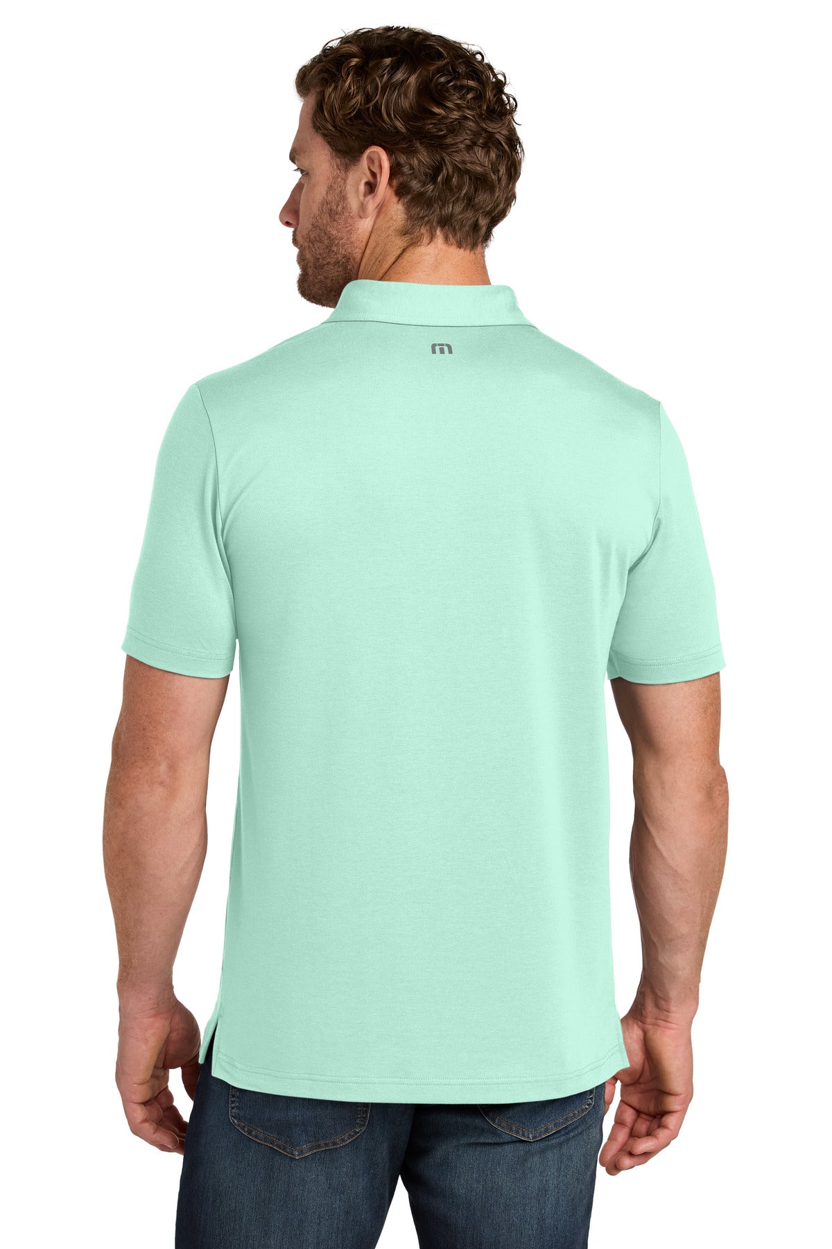 Mint TravisMathew Glenview Solid Polo TMA41461