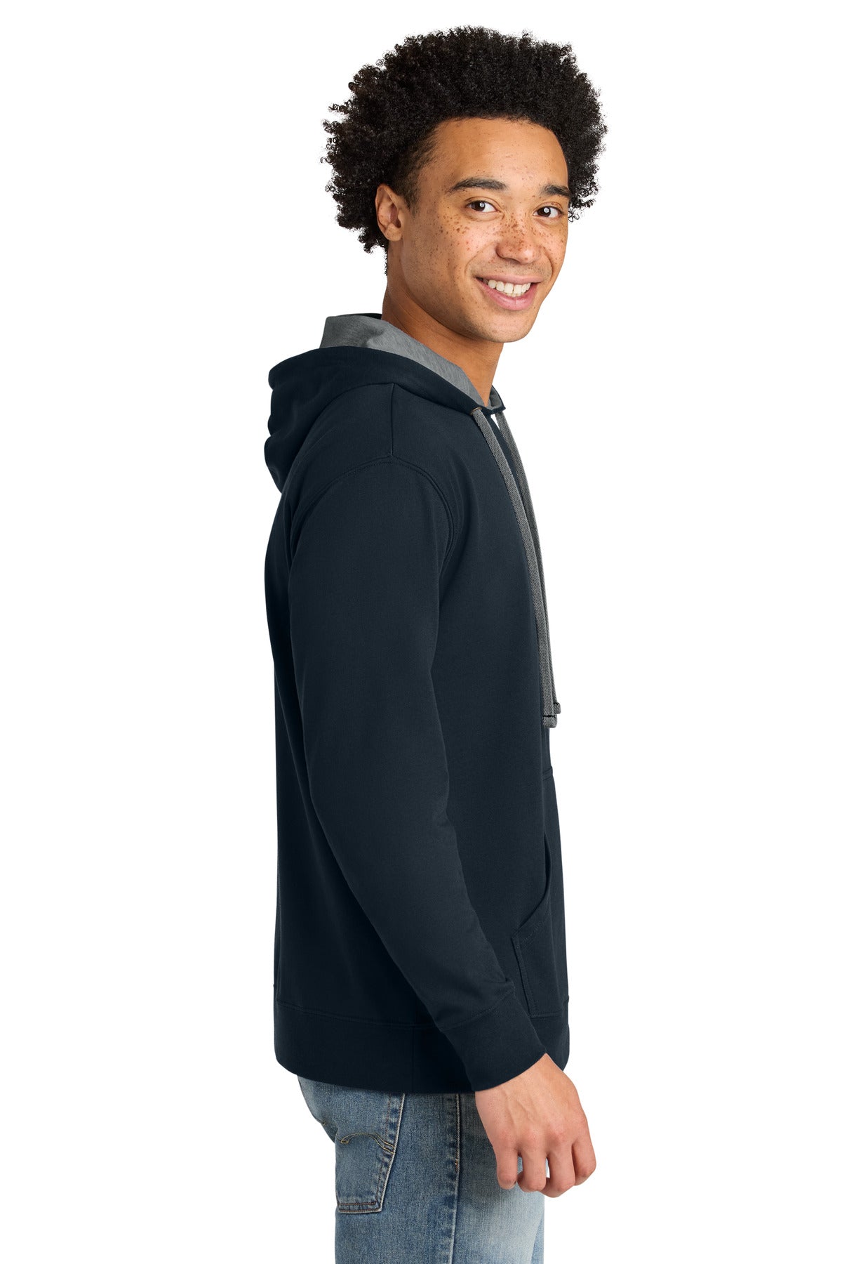 MiNv/HGray Next Level Apparel Laguna Hoodie NL9301