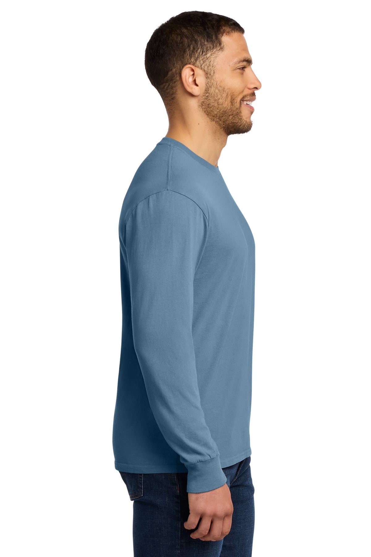 Mist Port & Co Beach Wash Garment-Dyed Long Sleeve Tee PC099LS