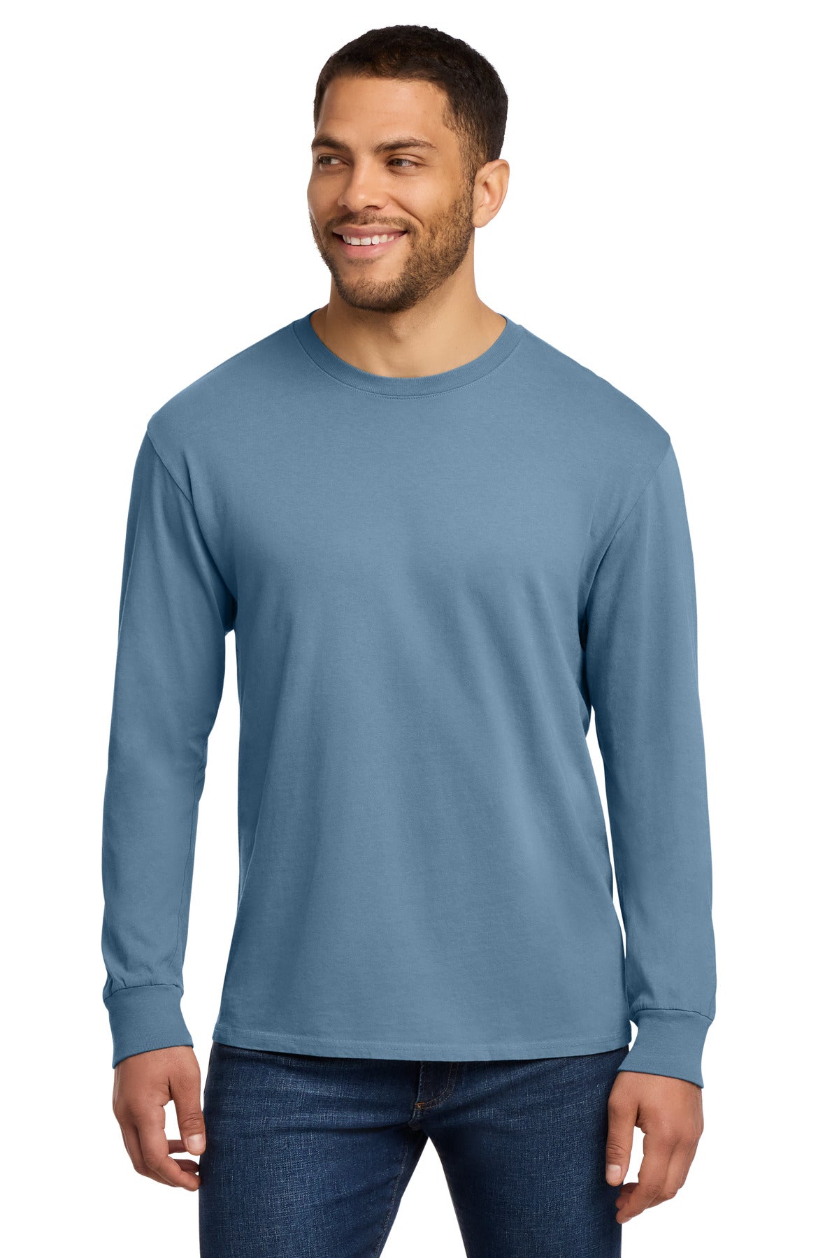 Mist Port & Co Beach Wash Garment-Dyed Long Sleeve Tee PC099LS