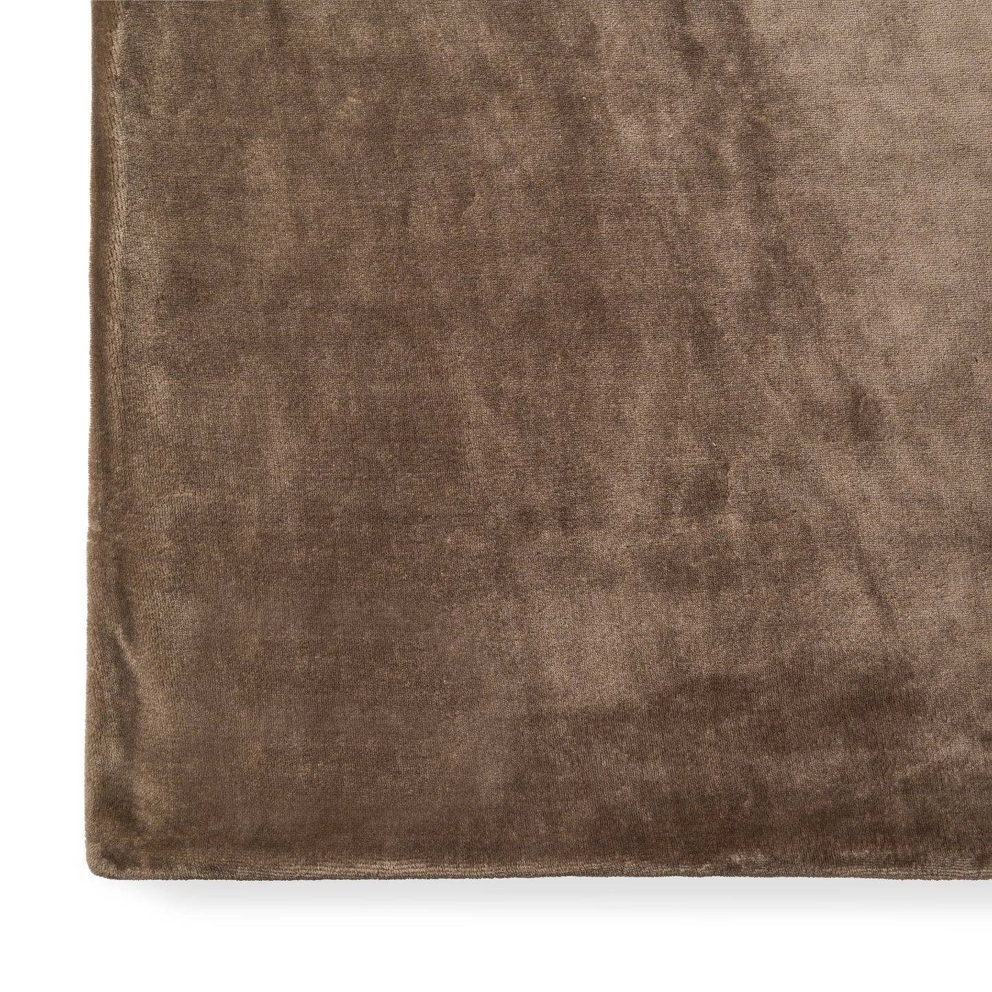 Mocha Mink Ever Soft Throw Blanket plain