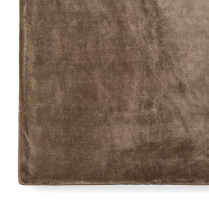 Mocha Mink Ever Soft Throw Blanket plain