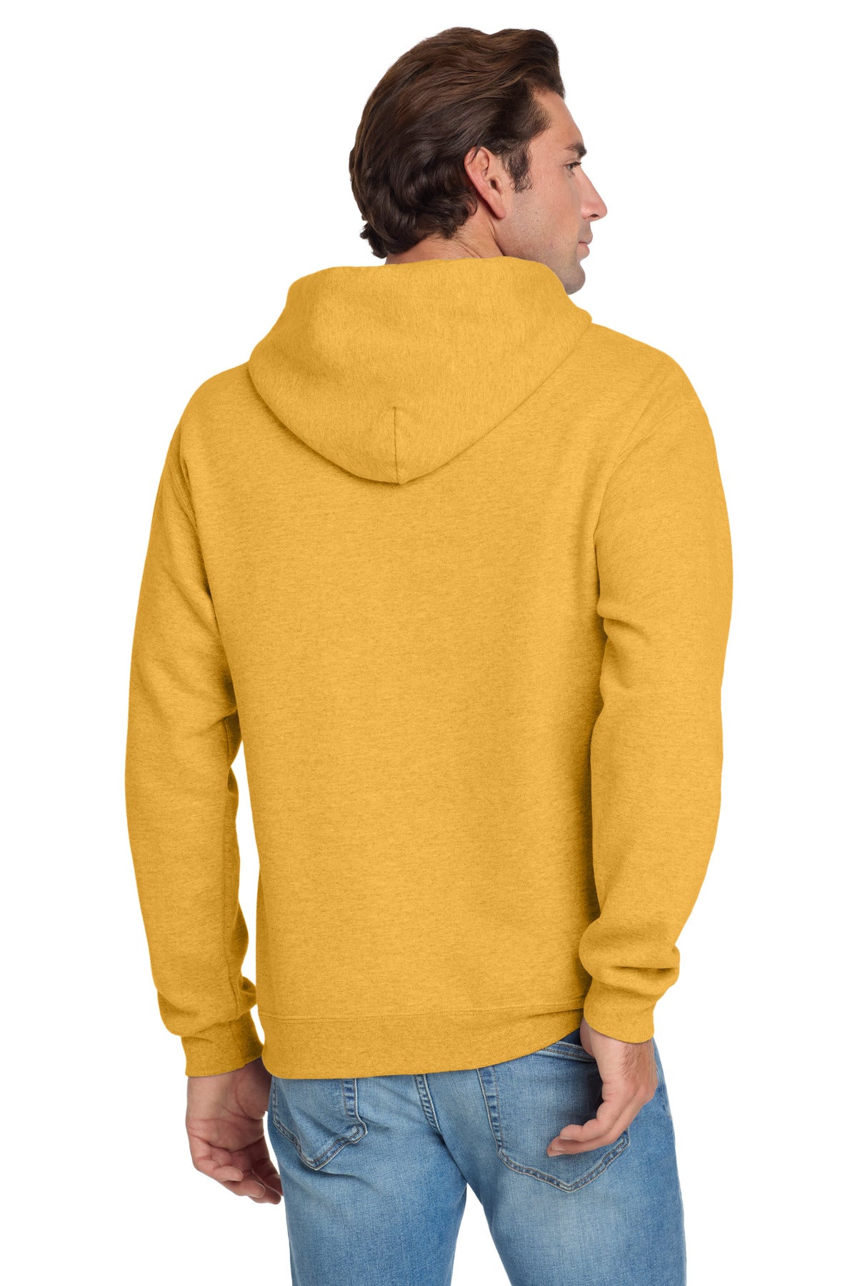 MustardHtr Jerzees NuBlend Pullover Hooded Sweatshirt. 996M