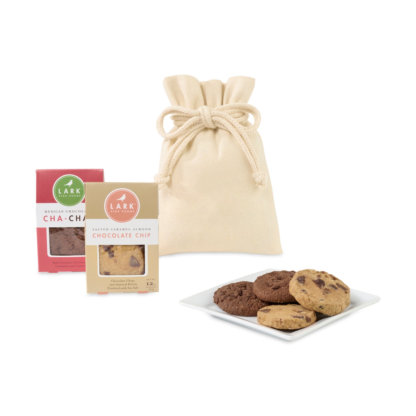 Natural Lark Cookies Welcoming Sweet Treat Gift Bag plain