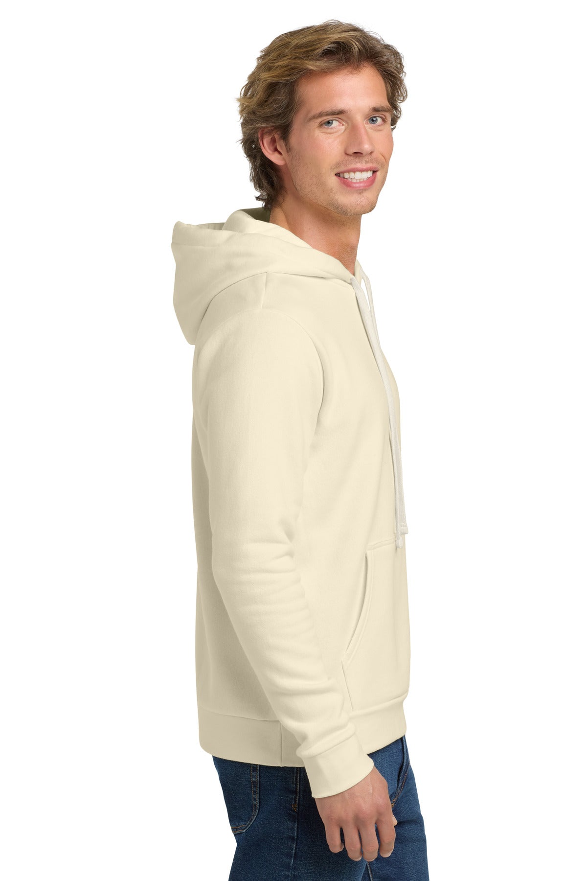 Natural Next Level Apparel Adult Santa Barbara Pullover Hoodie. NL9303