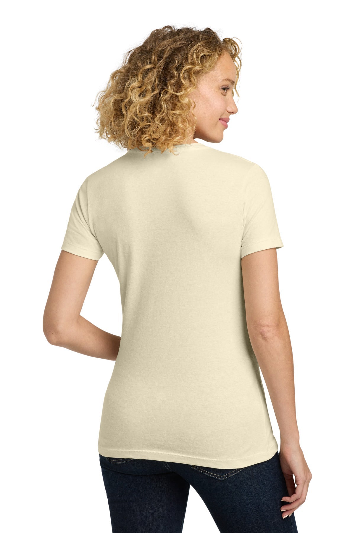 Natural Next Level Apparel Women's Cotton Tee. NL3900