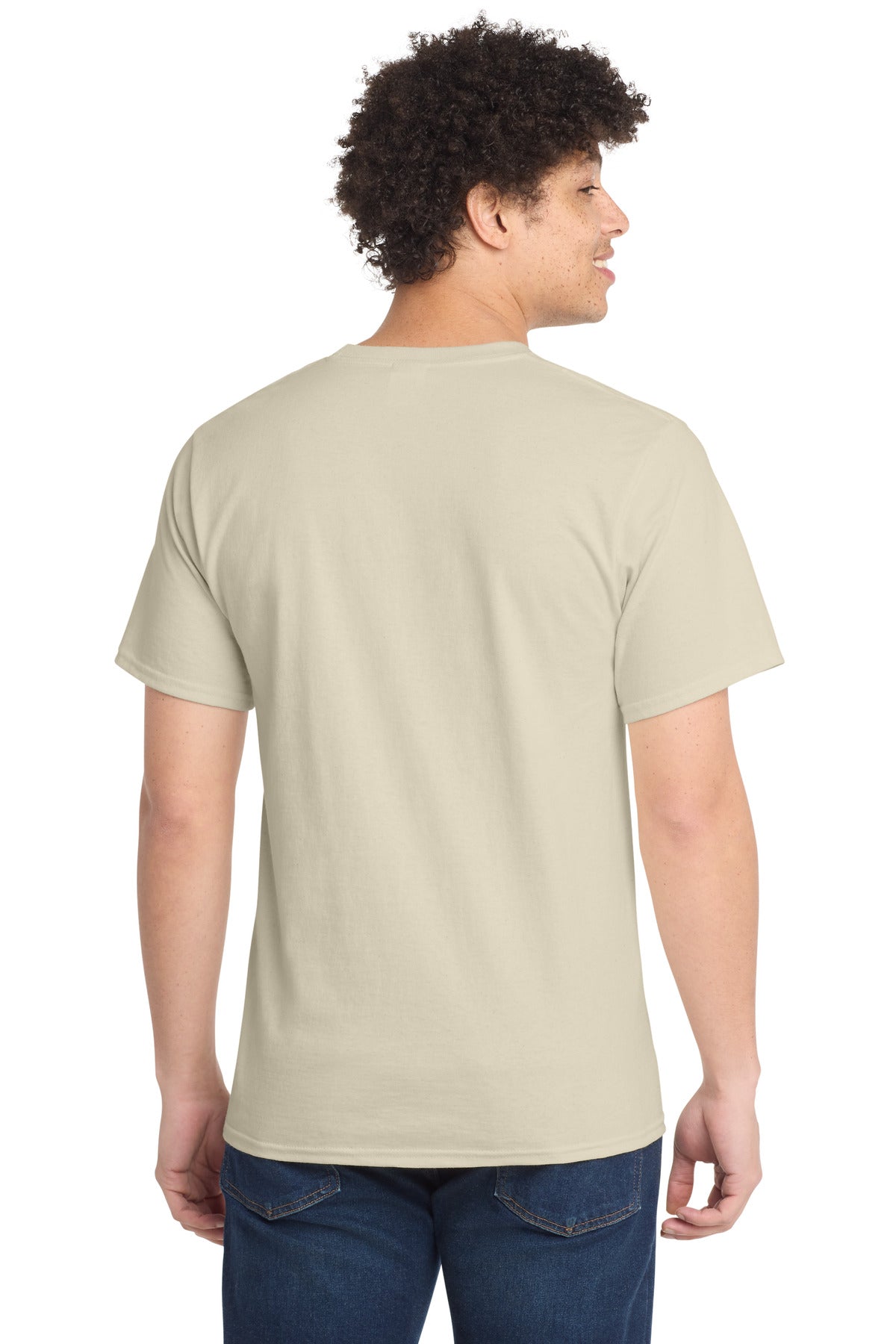 Natural Port & Co Tall Essential Tee. PC61T