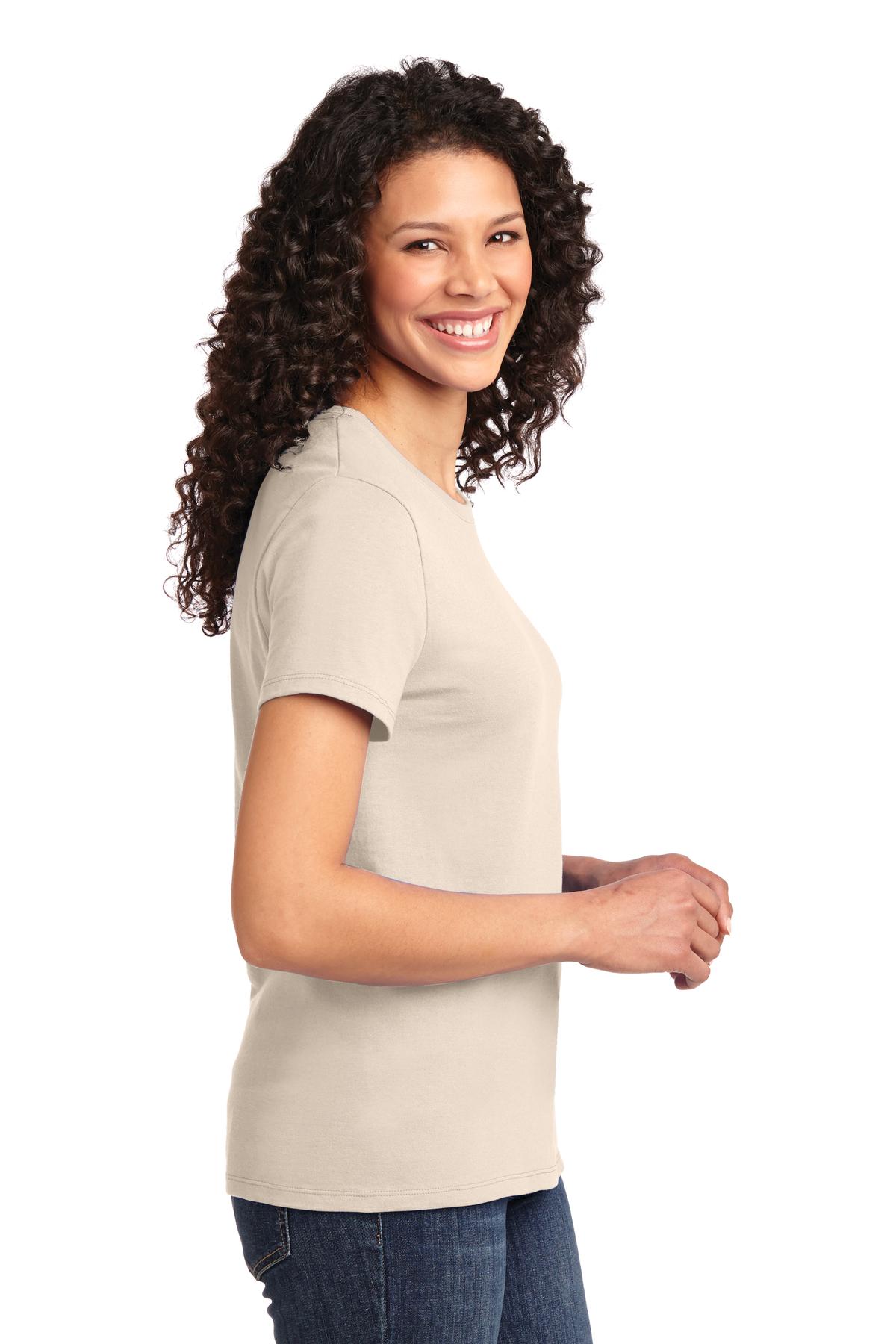 Natural Port & Co Women's Essential Tee. LPC61