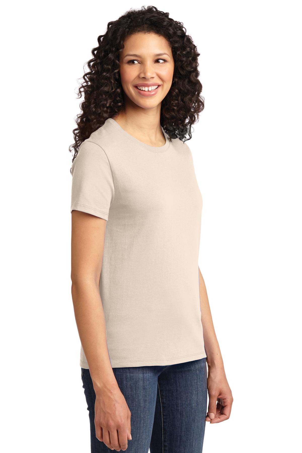 Natural Port & Co Women's Essential Tee. LPC61