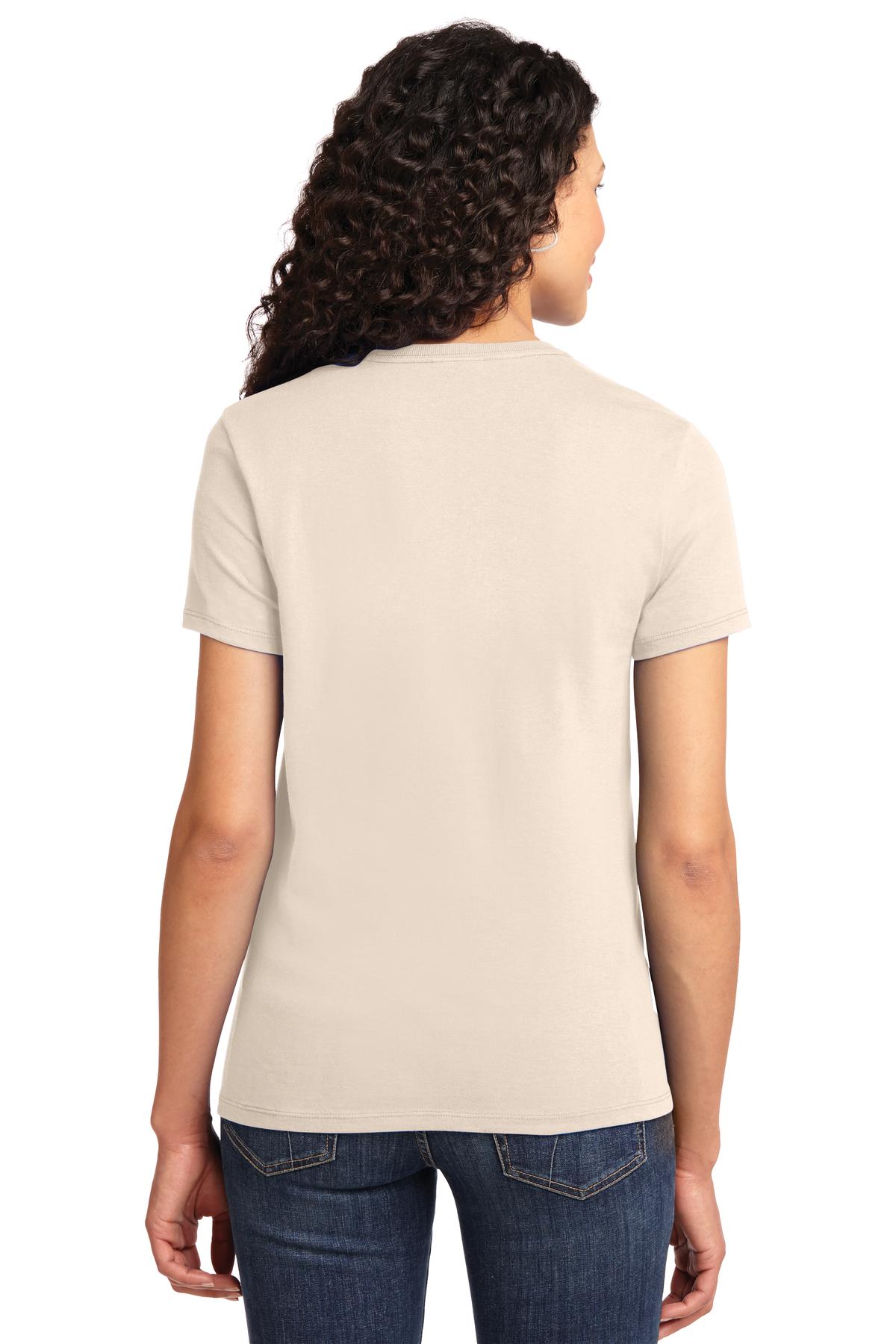 Natural Port & Co Women's Essential Tee. LPC61