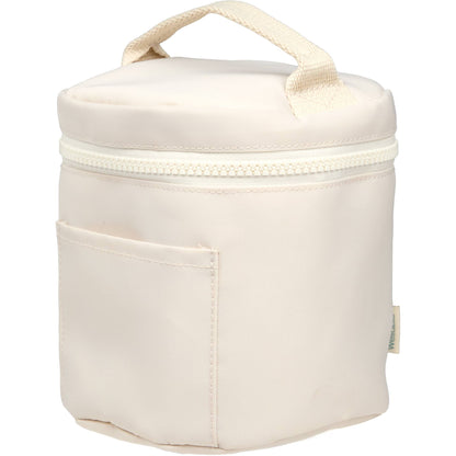 Natural Wellable Recycled Round Travel Case plain
