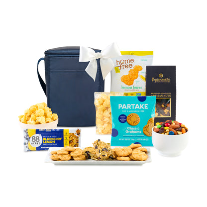 Navy Arlo Good Vibes & Goodies Cooler plain