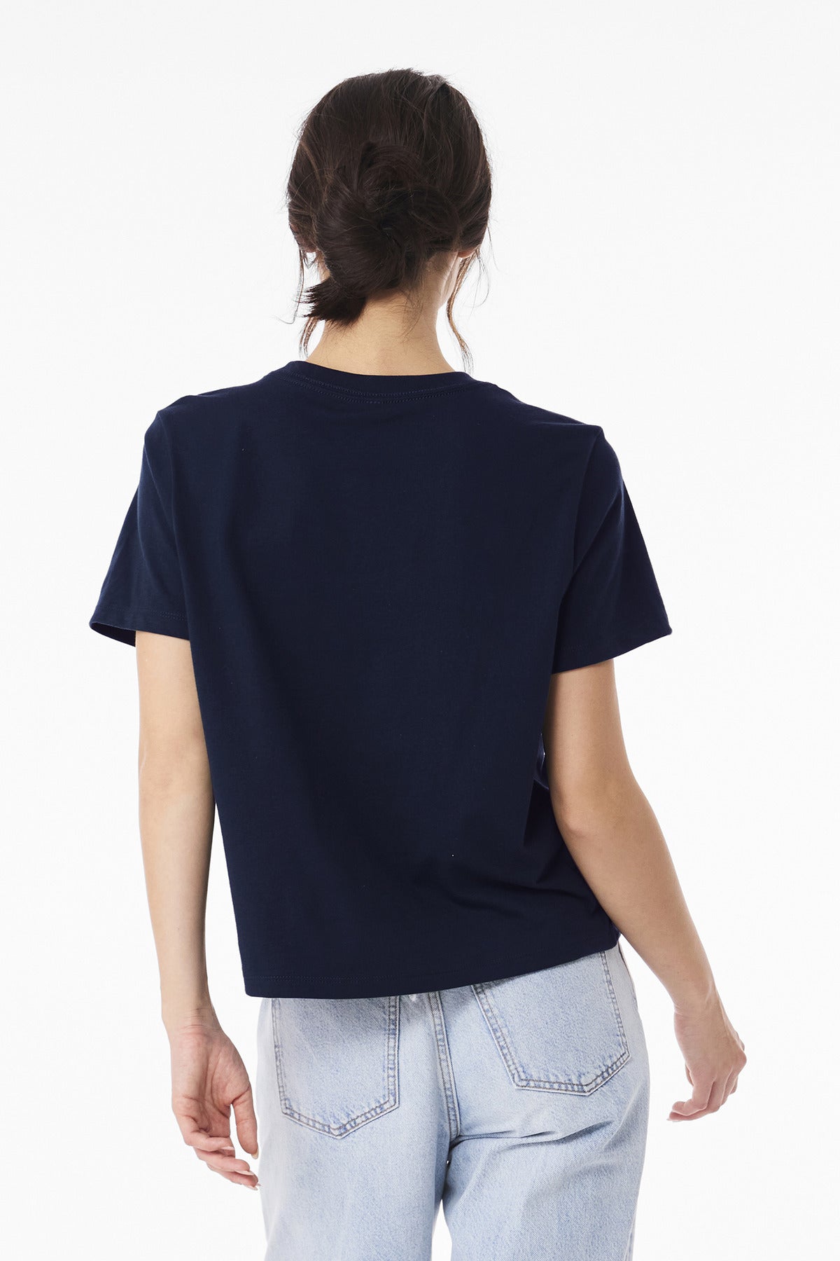 Navy BELLA+CANVAS Women's 6-Ounce Heavyweight Tee BC6110