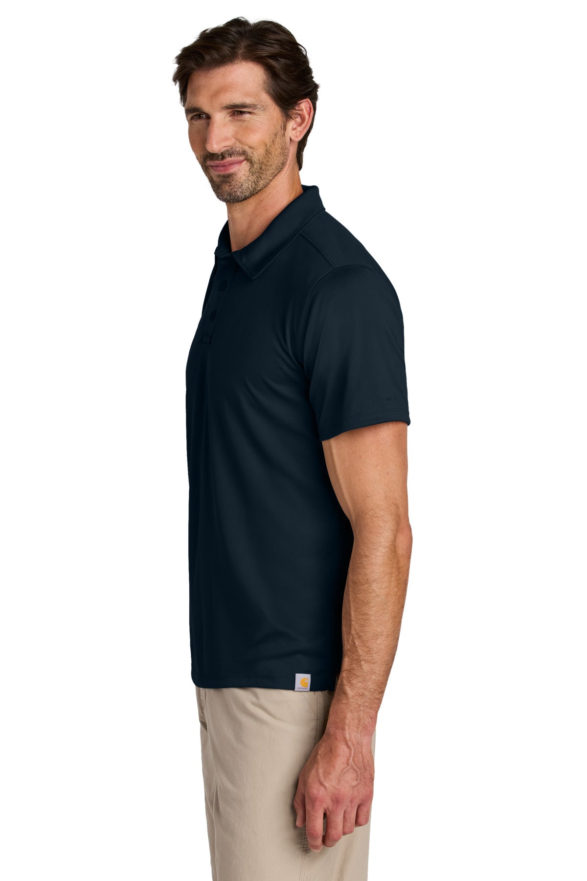 Navy Carhartt Force Sun Defender Polo CT106899