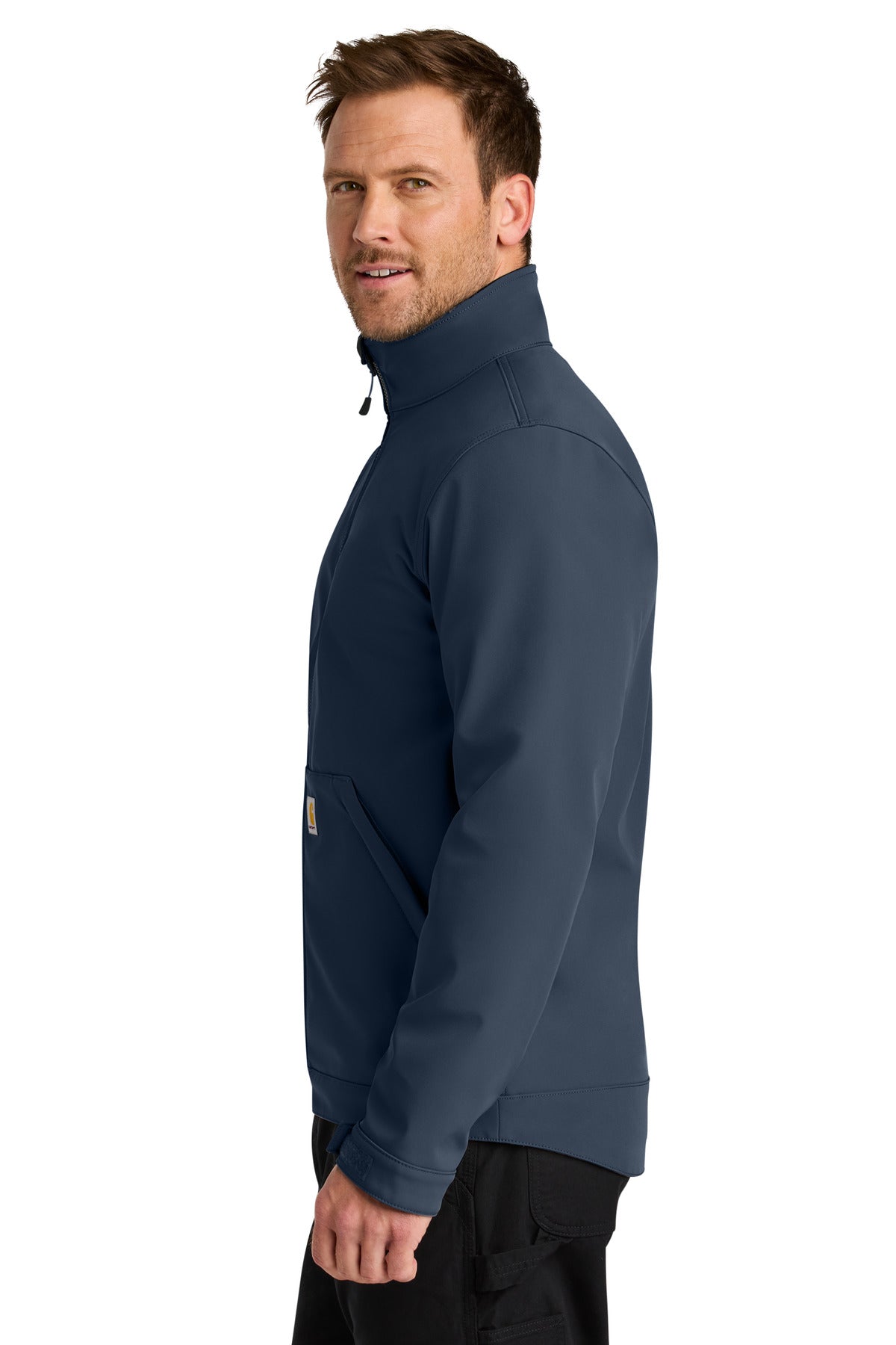 Navy Carhartt Rain Defender Soft Shell Jacket CT106438