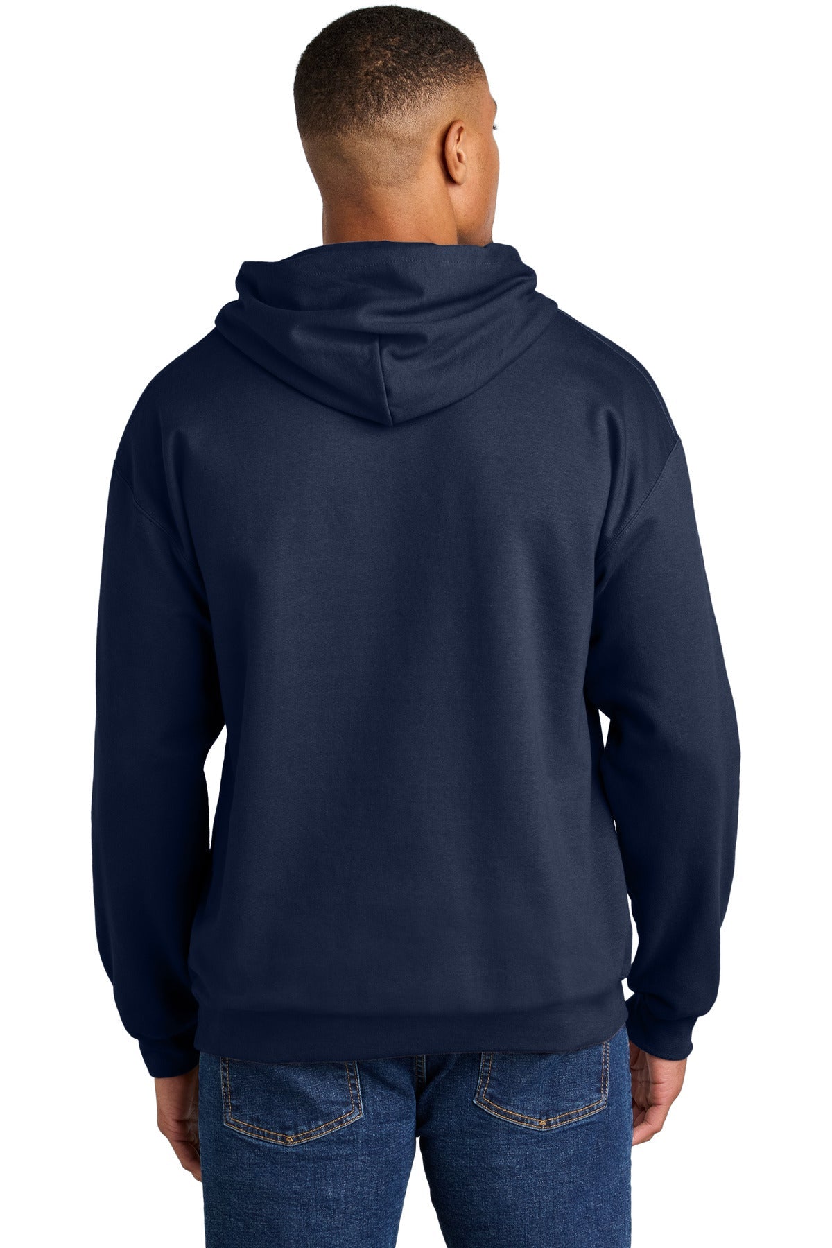 Navy Gildan Softstyle Midweight Pullover Hooded Sweatshirt SF500