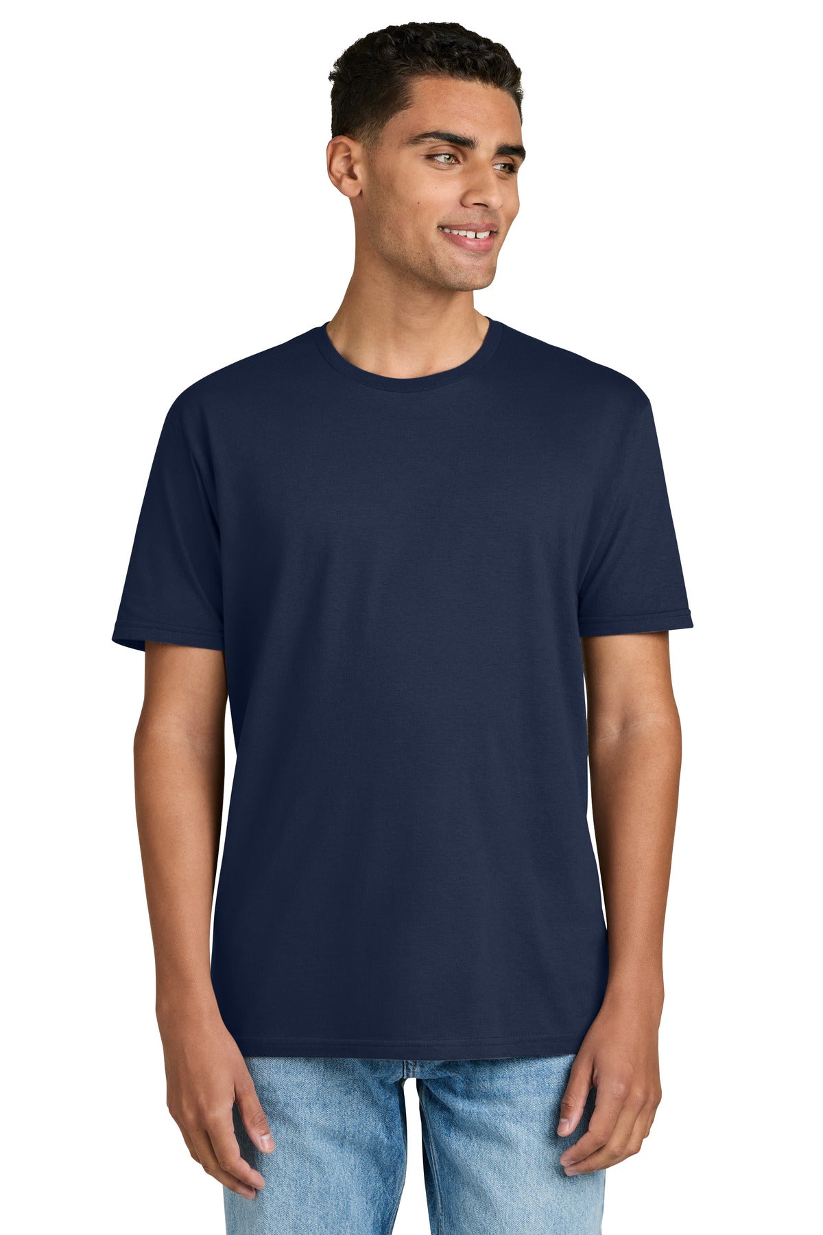 Navy Gildan Softstyle Plasma Print Tee 64PLSMA