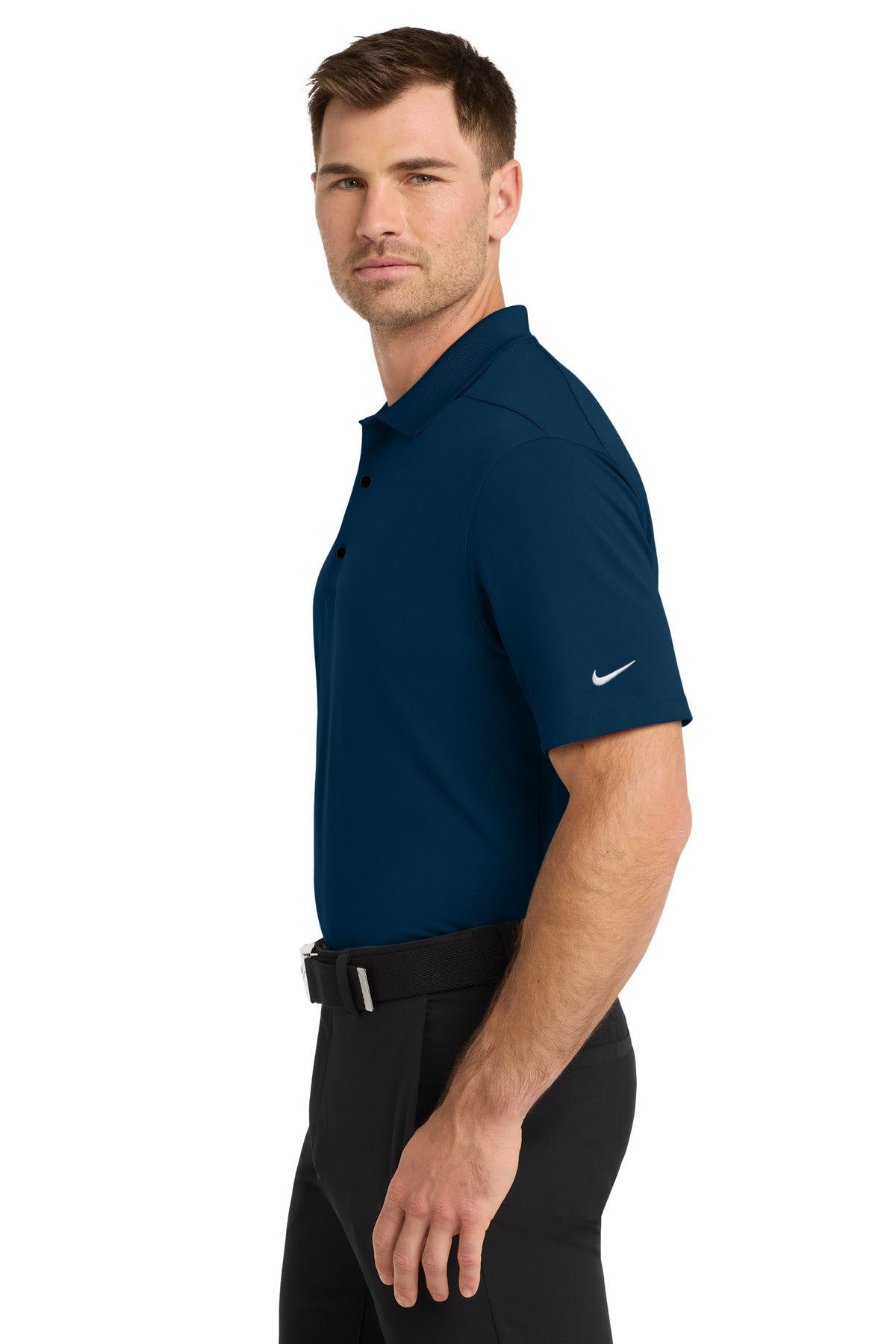 Navy Nike Dri-FIT Micro Pique 2.0 Polo NKDC1963