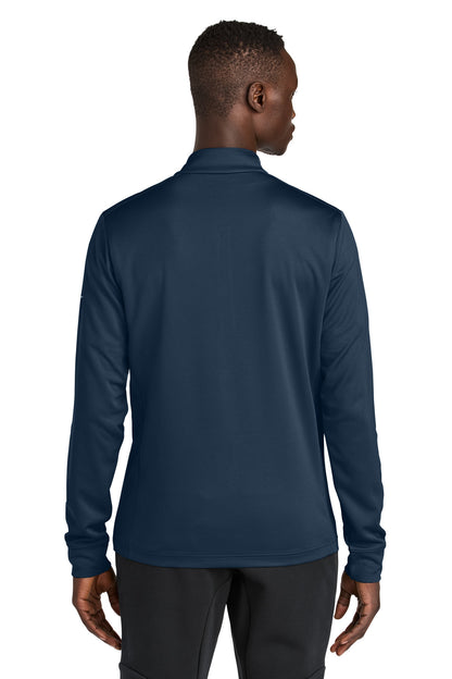 Navy Nike Essential 1/2-Zip Cover-Up NKHM8036