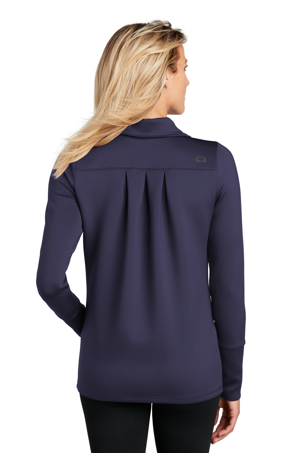 Navy OGIO Women's Modern Performance Full-Zip. LOE703