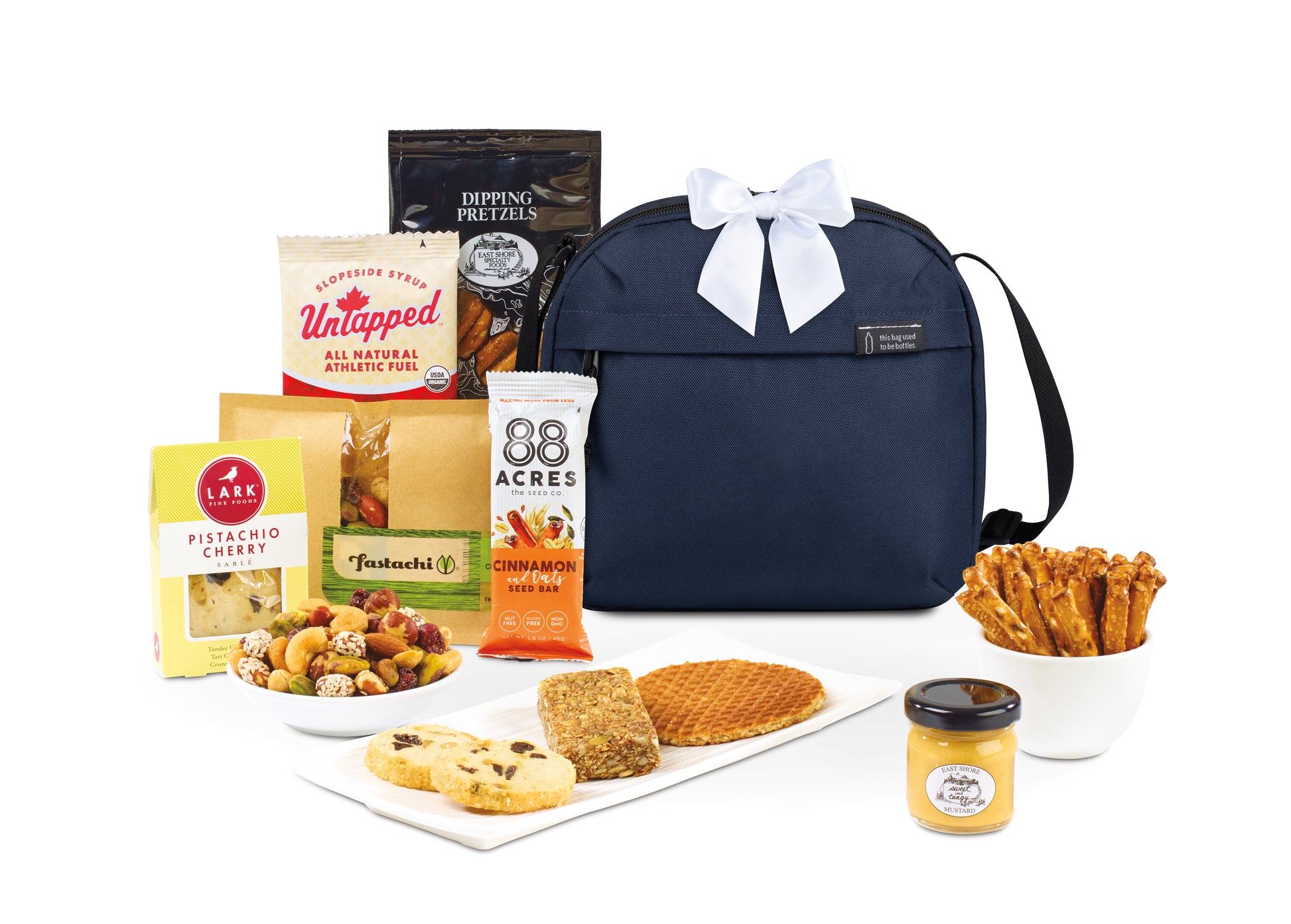 Navy Out To Lunch Gourmet Treats Cooler plain