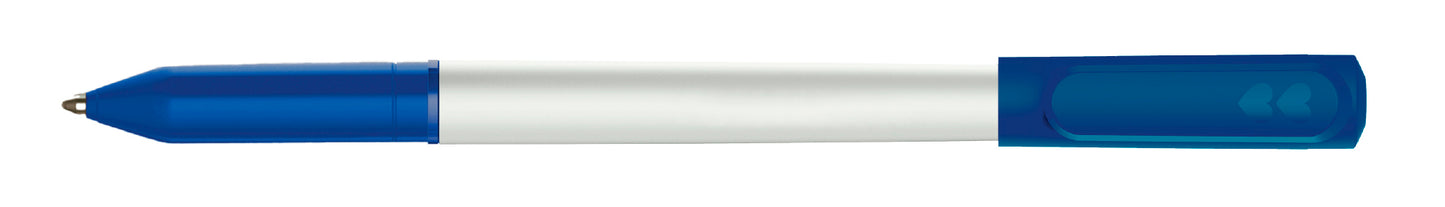 Navy Paper Mate® Write Bros Stick Pen White Barrel - Blue Ink plain