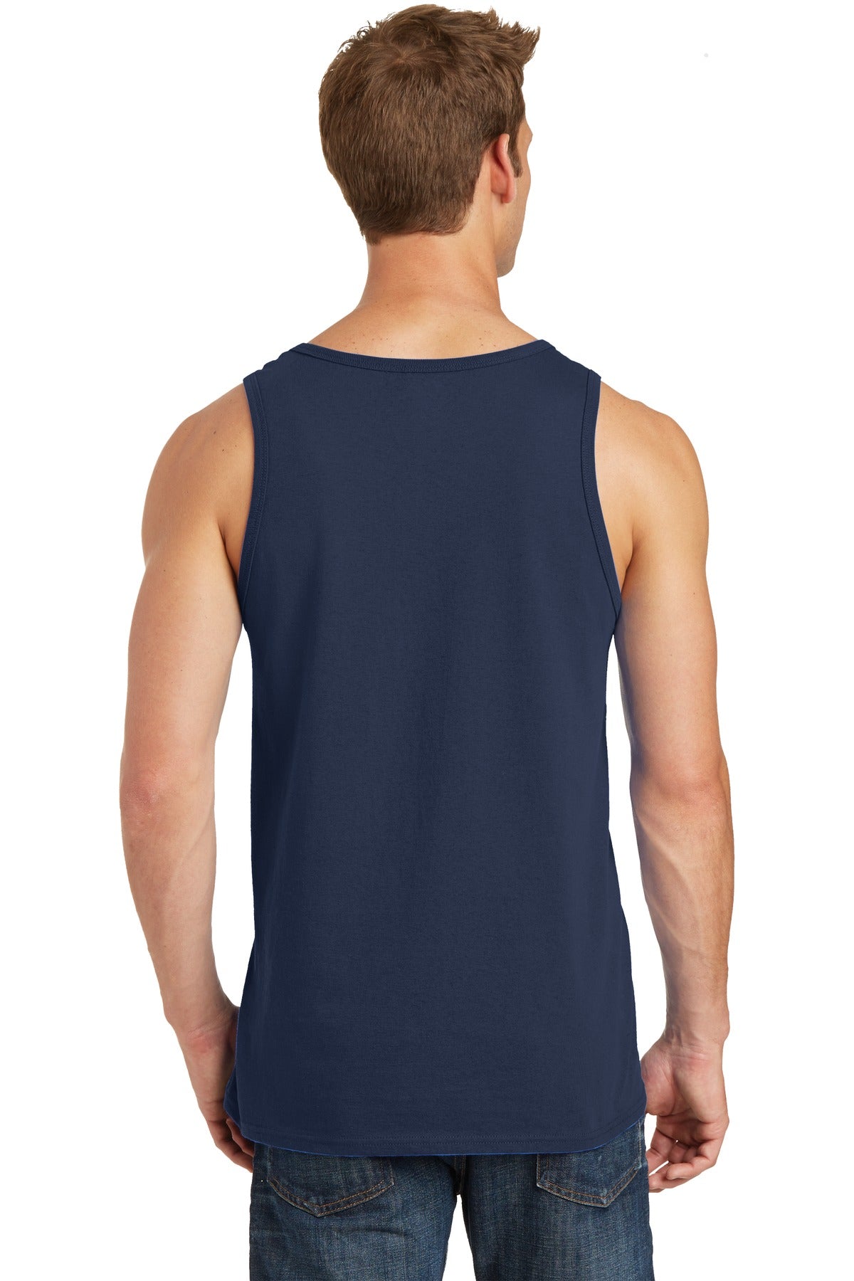 Navy Port & Co Core Cotton Tank Top. PC54TT