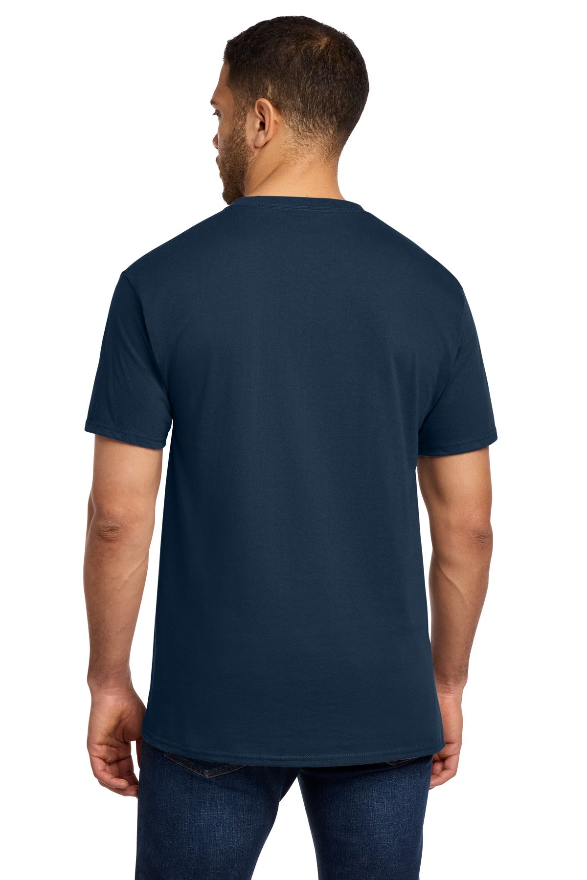Navy Port & Co Essential Pocket Tee. PC61P