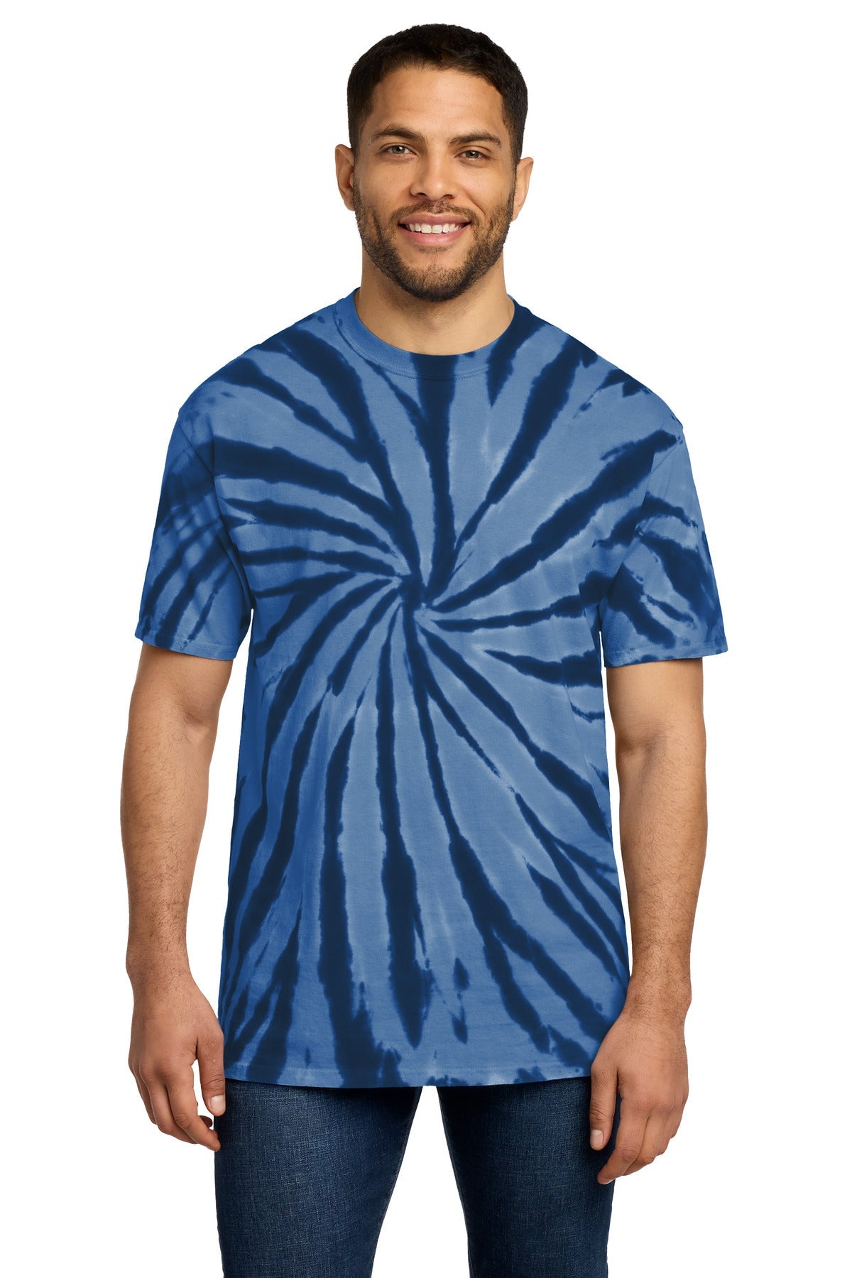 Navy Port & Co Tie-Dye Tee. PC147