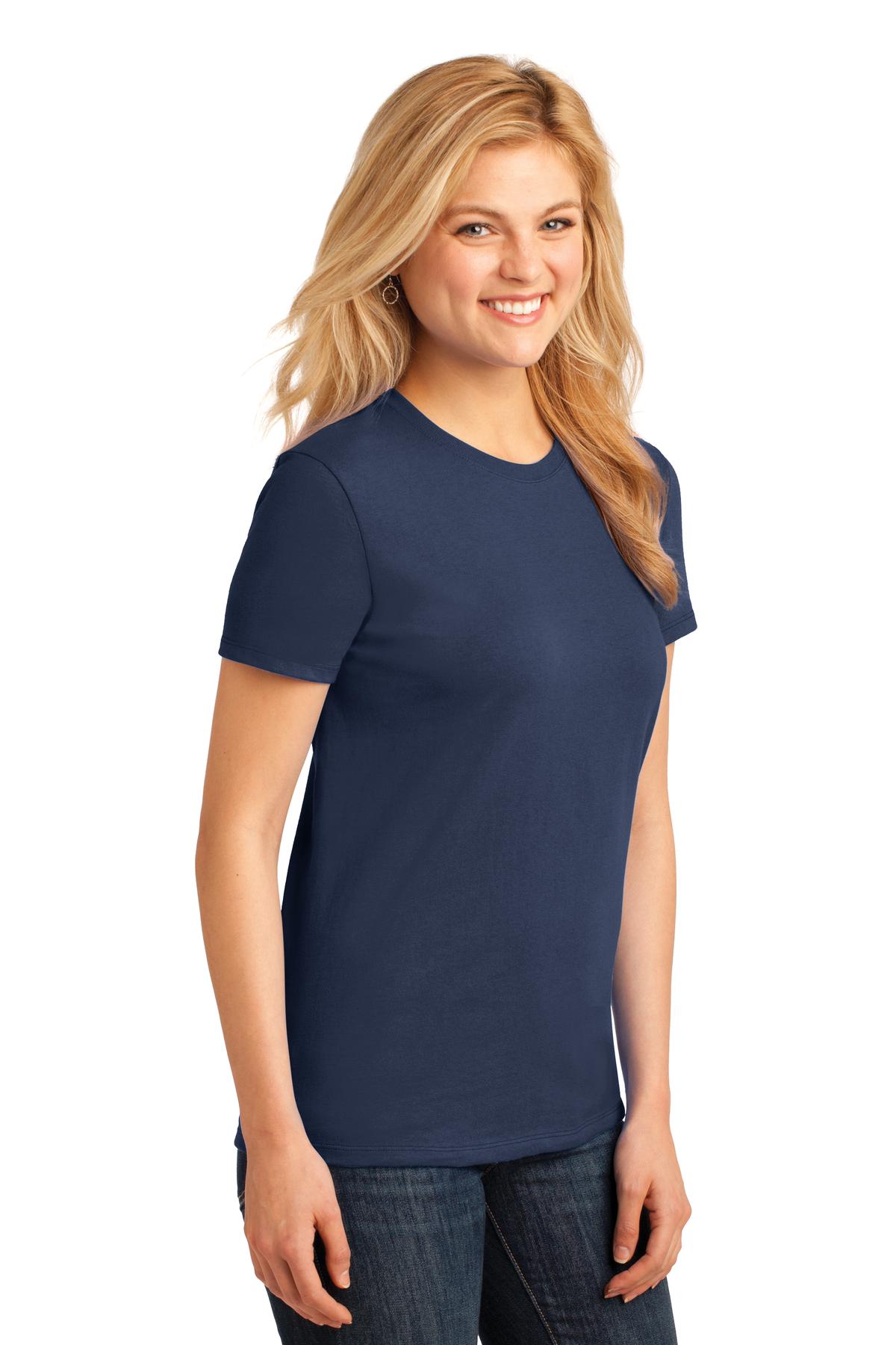 Navy Port & Co Women's Core Cotton Tee. LPC54