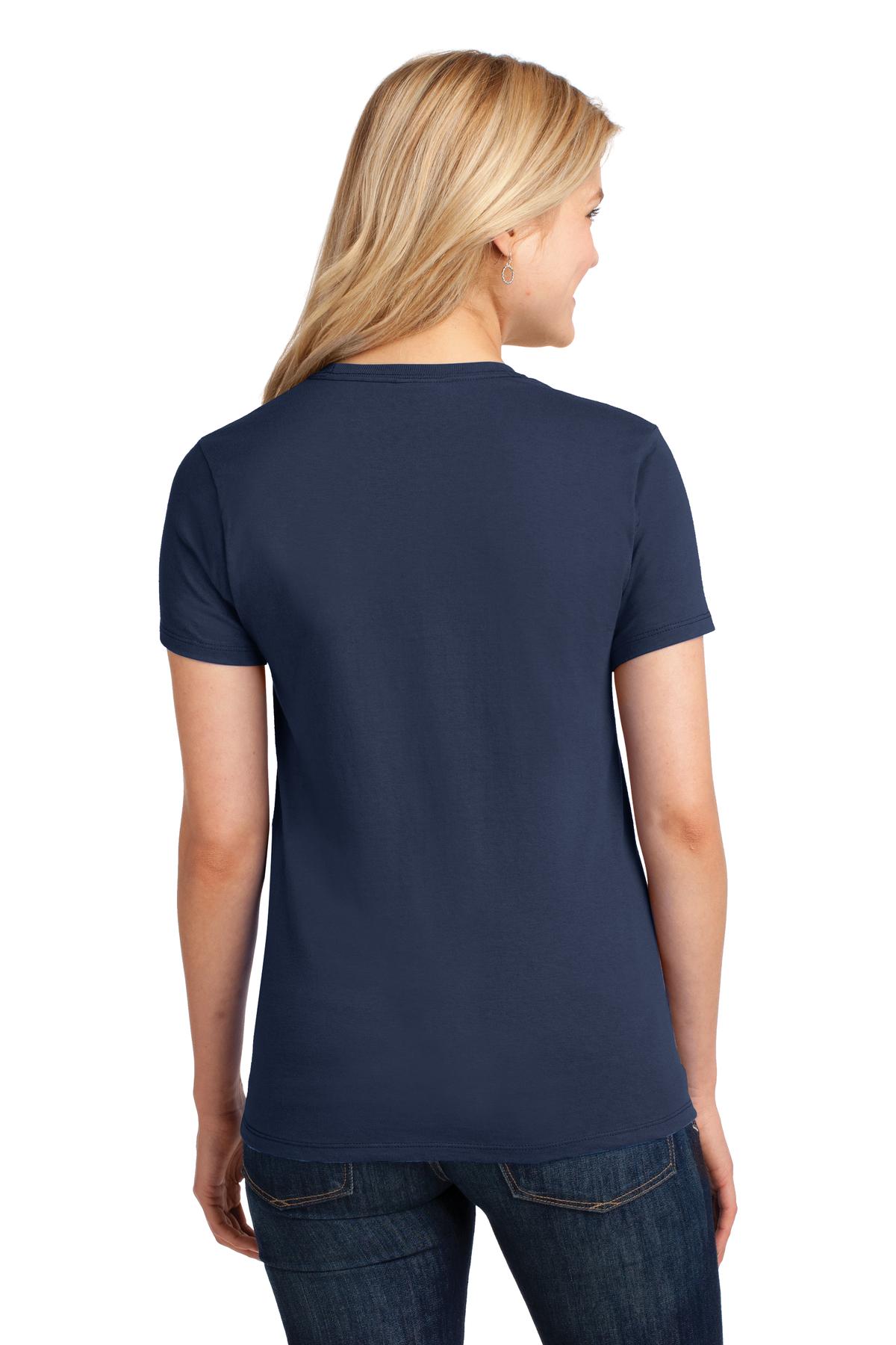 Navy Port & Co Women's Core Cotton Tee. LPC54