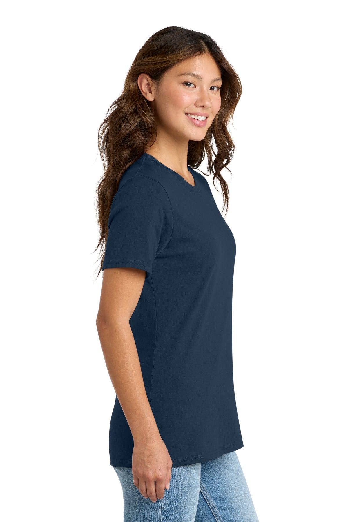 Navy Port & Co Women's Core Cotton Tee. LPC54