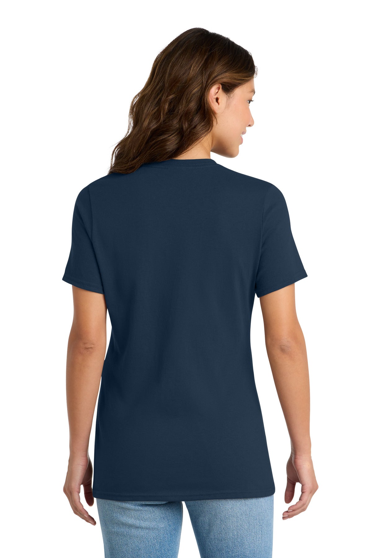 Navy Port & Co Women's Core Cotton Tee. LPC54
