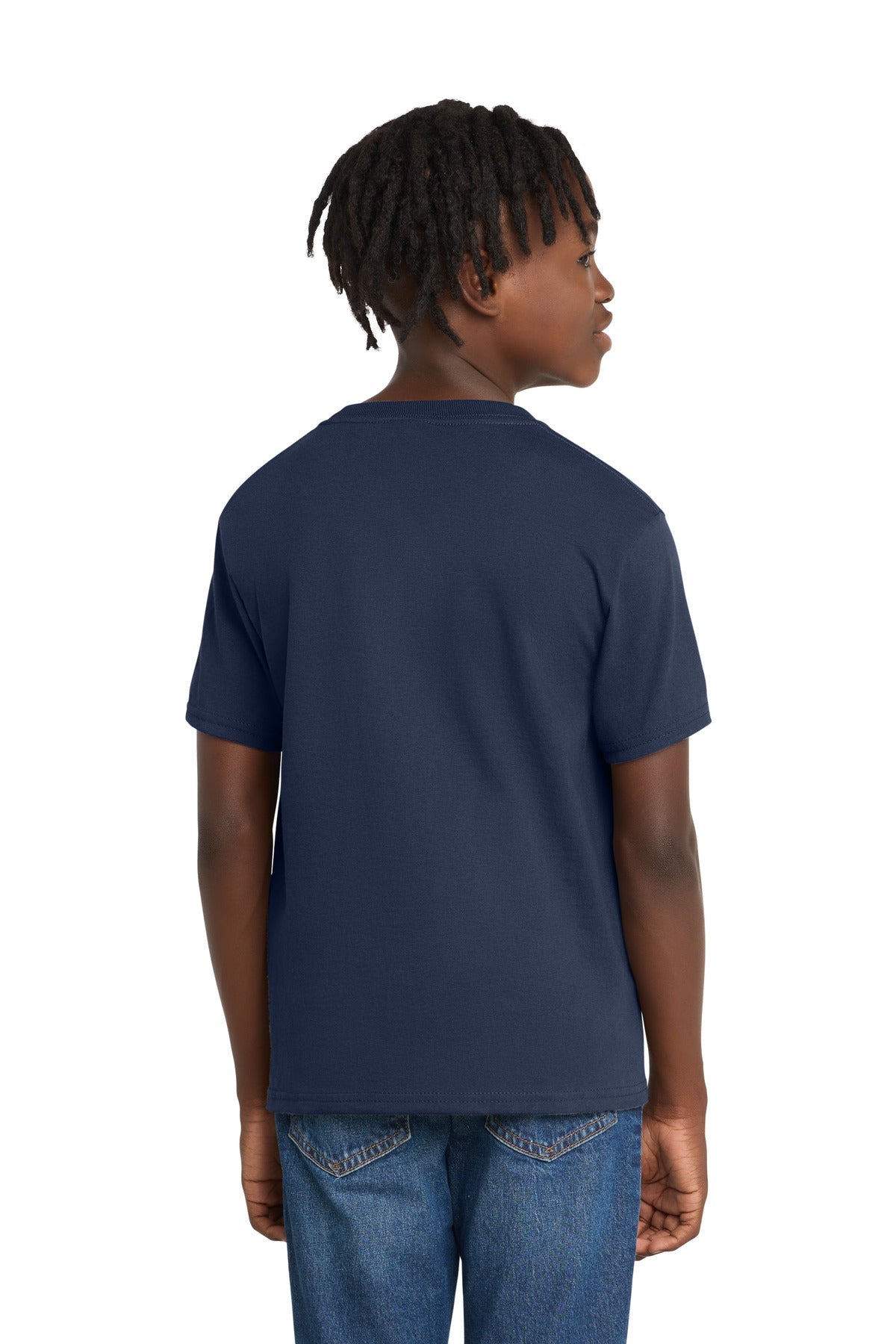 Navy Port & Co Youth Essential Tee. PC61Y