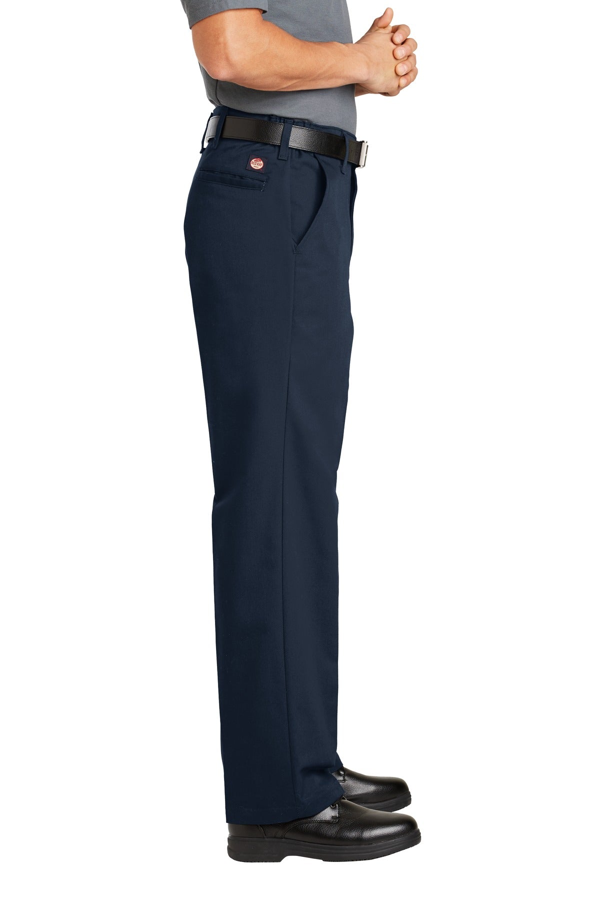 Navy Red Kap Elastic Insert Pant. PT60