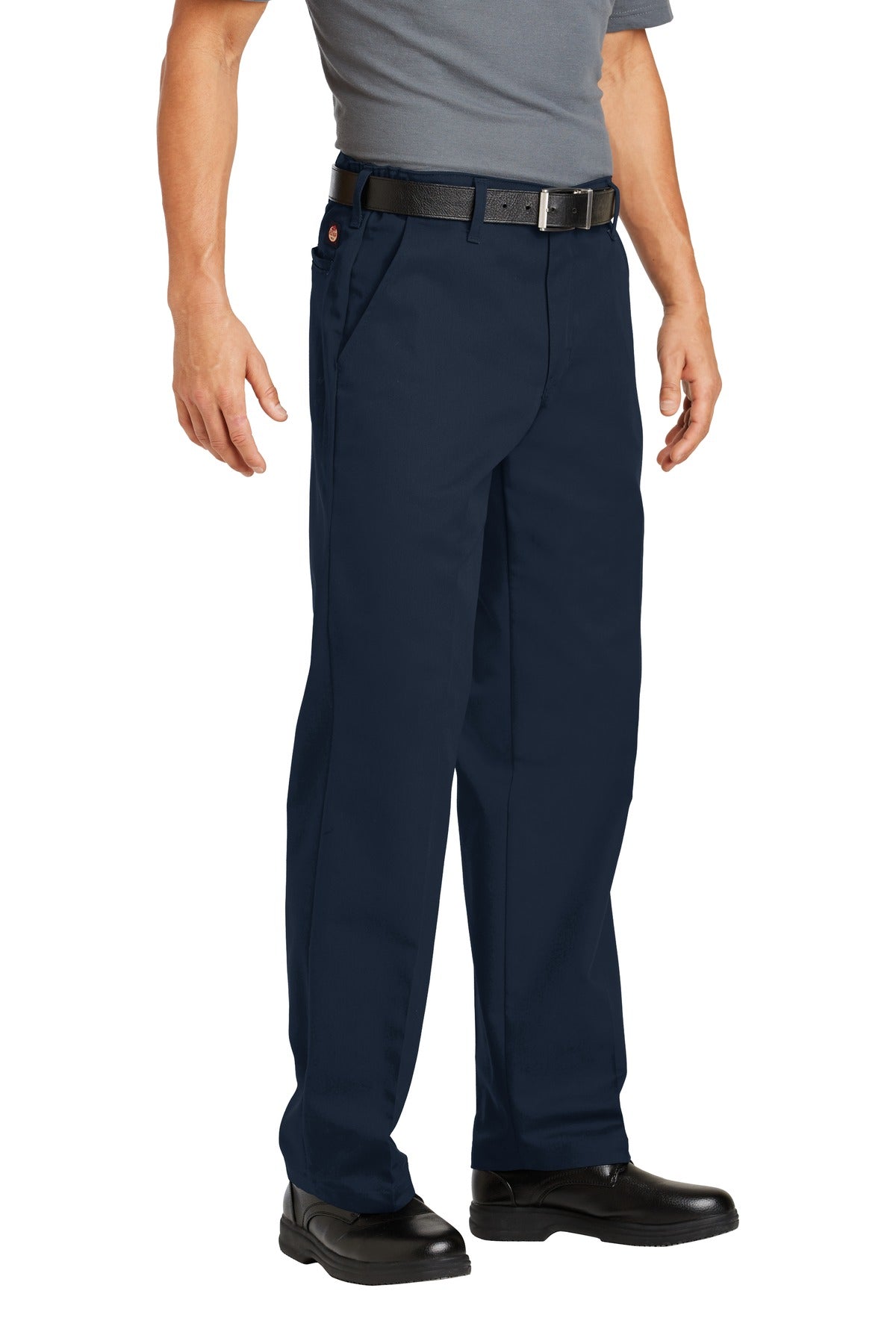 Navy Red Kap Elastic Insert Pant. PT60