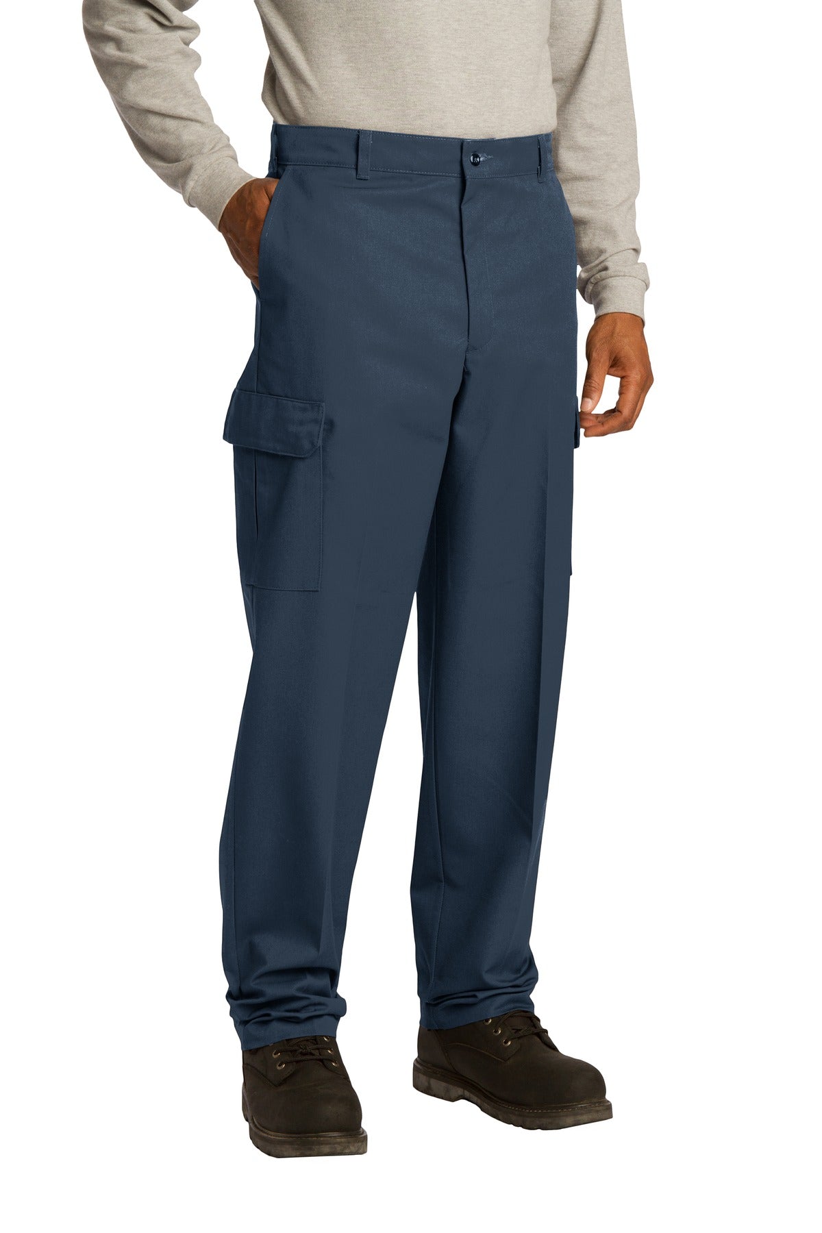 Navy Red Kap Industrial Cargo Pant. PT88