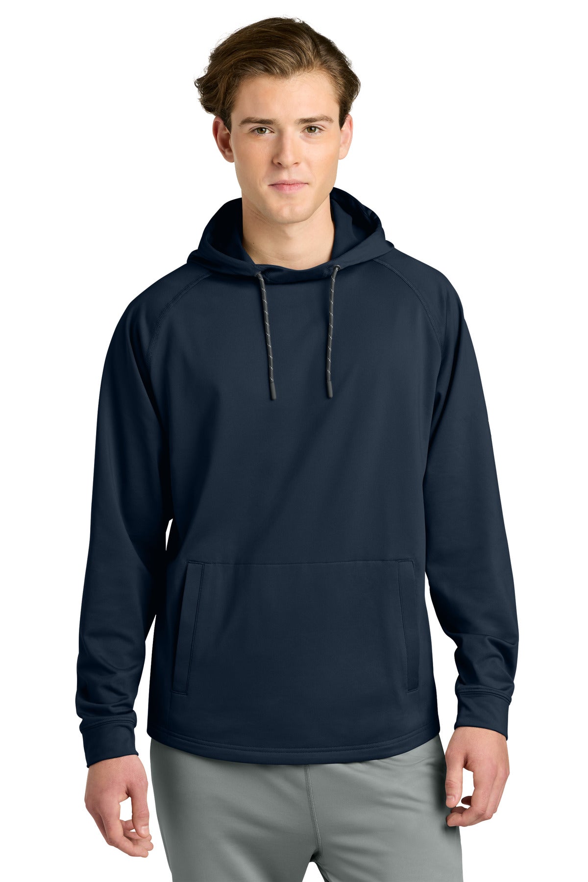 Navy Richardson Charge Performance Fleece Long Sleeve Hoodie RA7200LSH