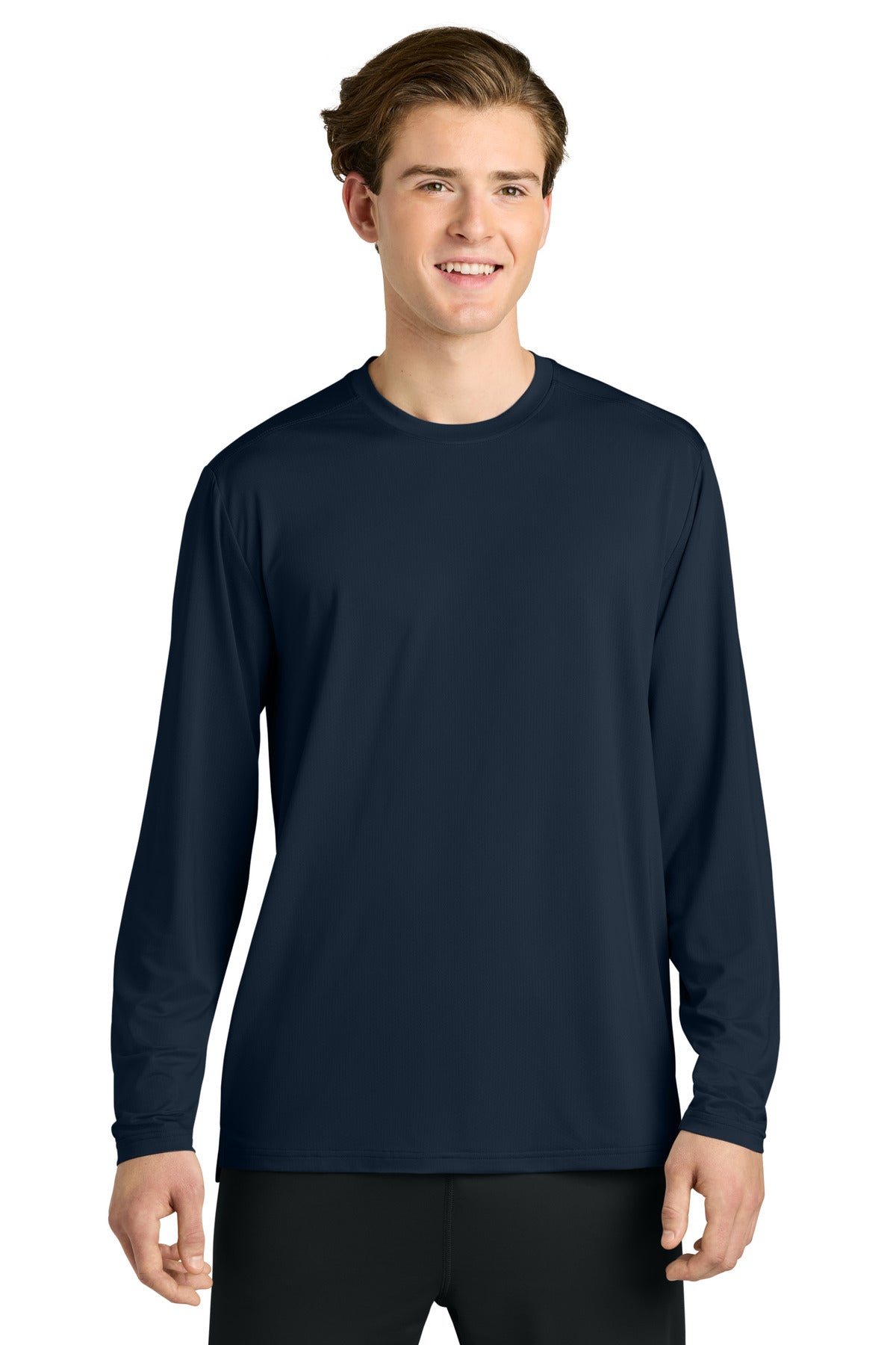 Navy Richardson Clutch Long Sleeve Tee RA7110LS
