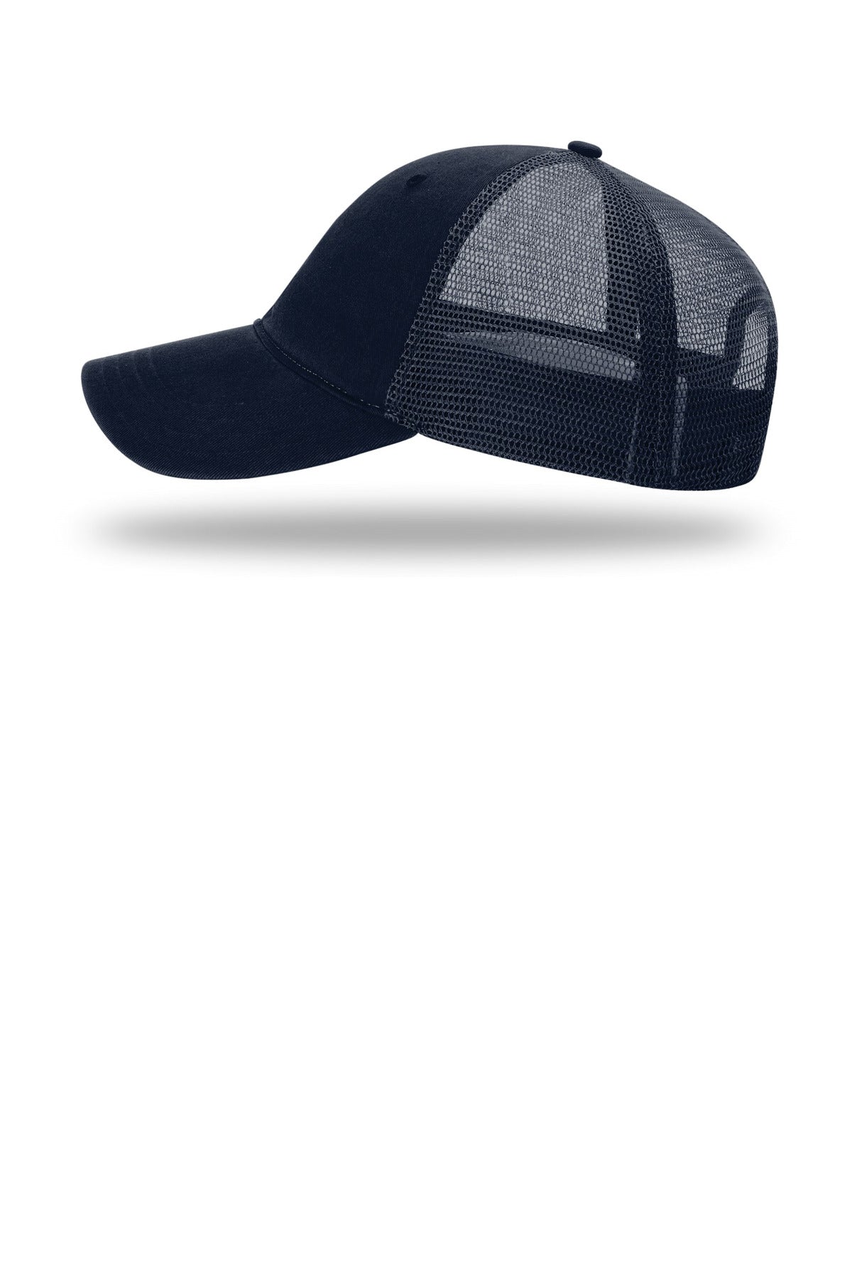 Navy Richardson Garment Washed Trucker 111